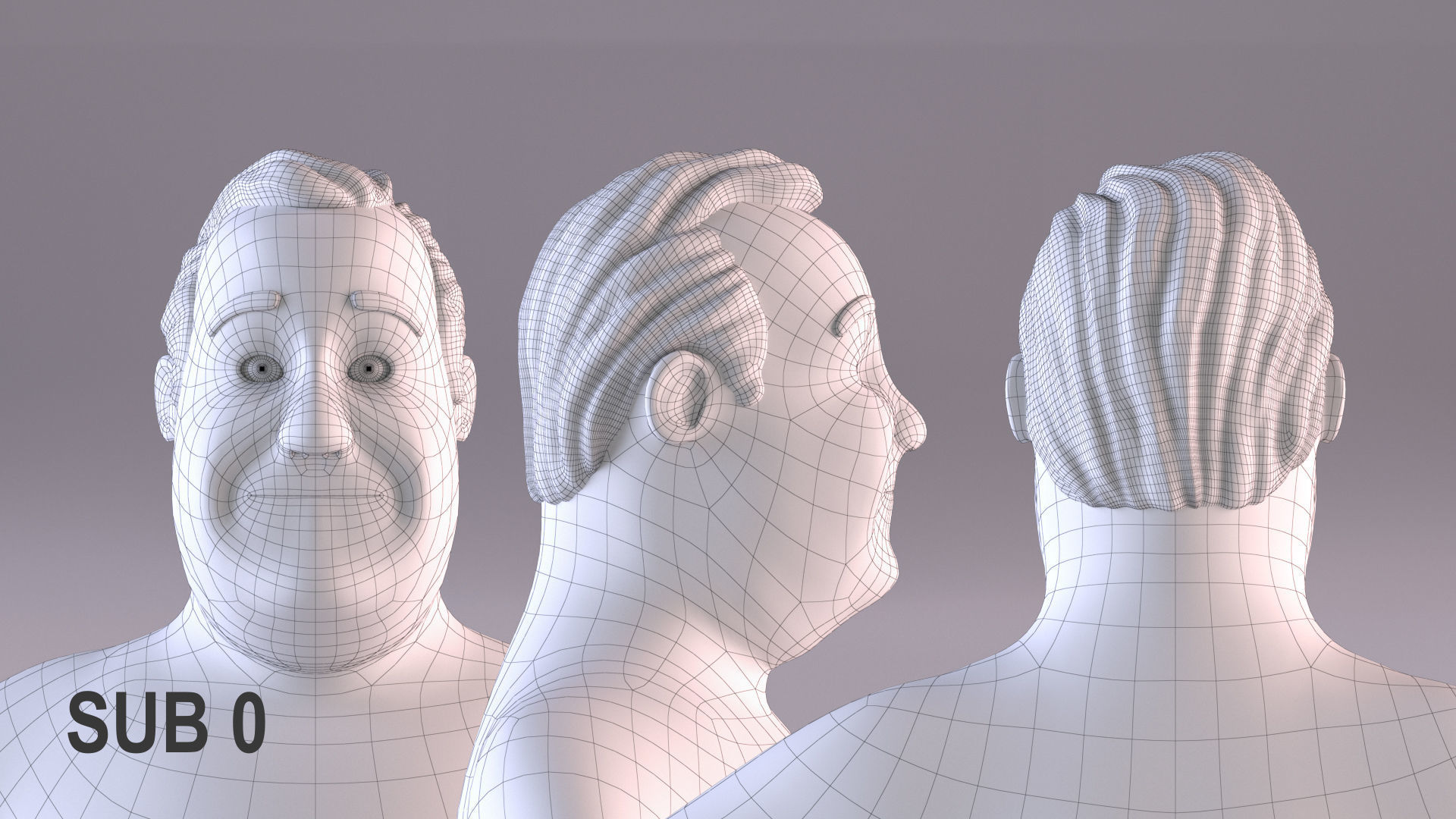 Cartoon Man 3 - Rigged Low-poly 3D model_28