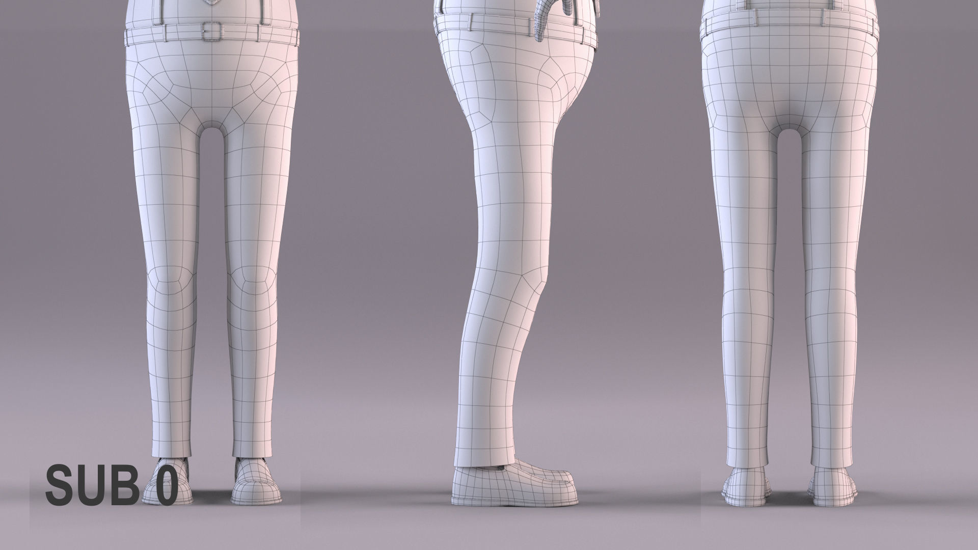 Cartoon Man 3 - Rigged Low-poly 3D model_24