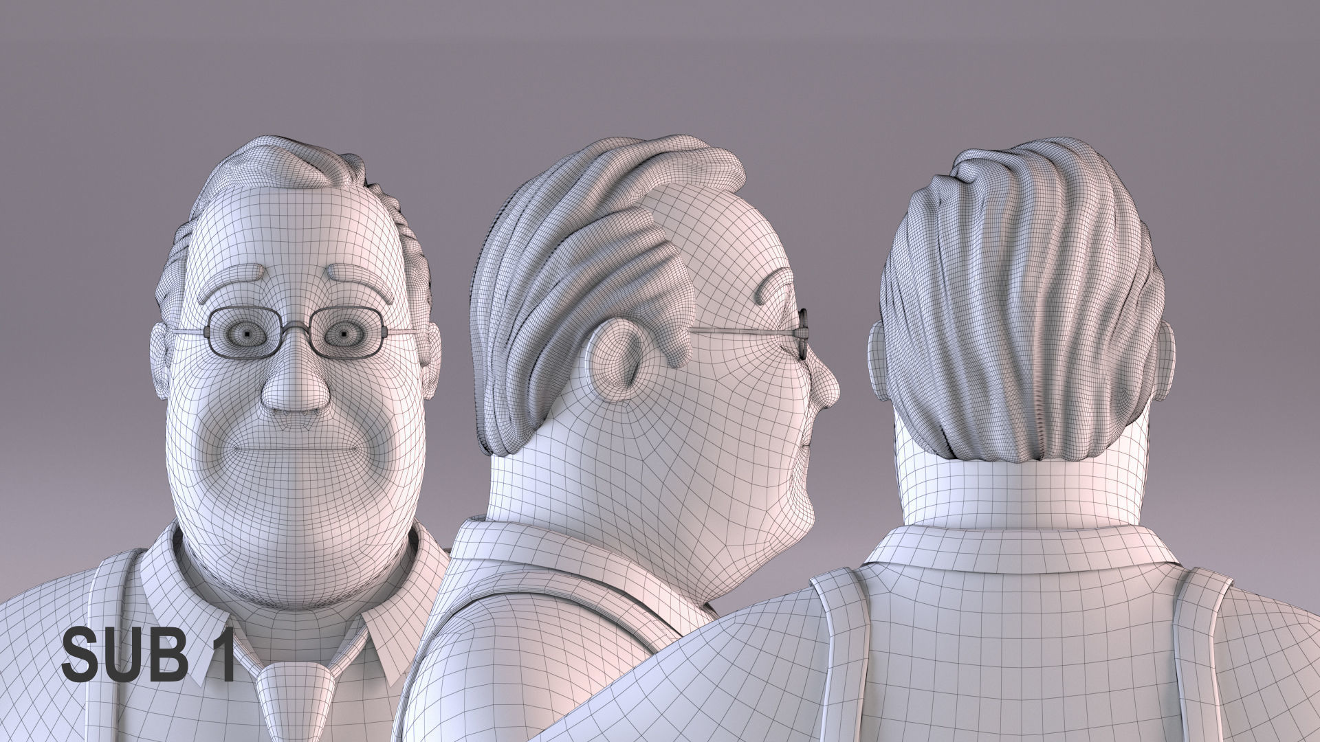 Cartoon Man 3 - Rigged Low-poly 3D model_19