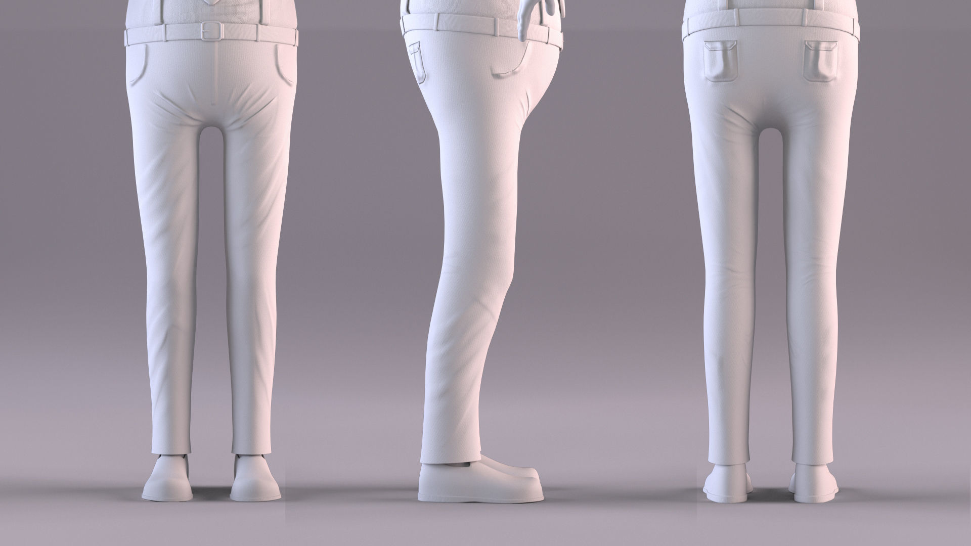 Cartoon Man 3 - Rigged Low-poly 3D model_16