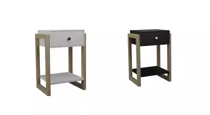 Table Modern 3 Low-poly 3D model