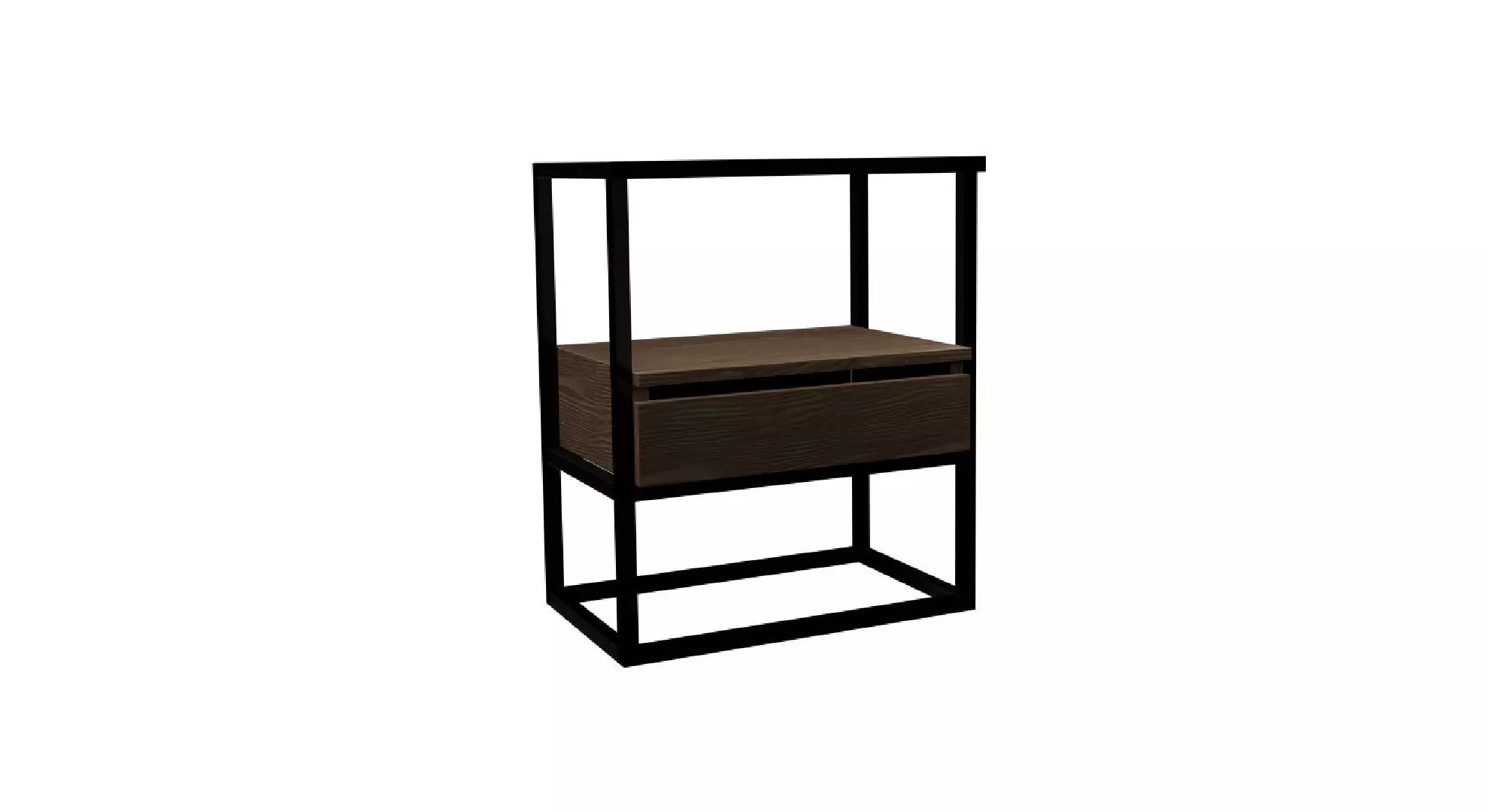 Modern Table Low-poly 3D model_0