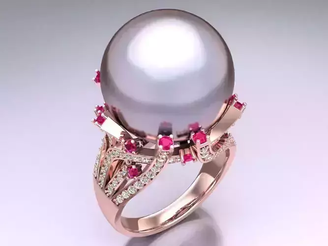 Pearl womens Ring - N228155