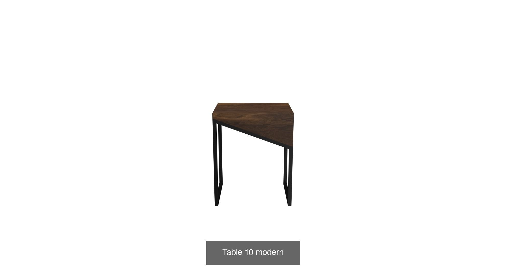 Modern Tables 3D Model Collection_2
