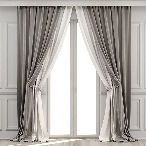 Curtain Set 528C 3D model