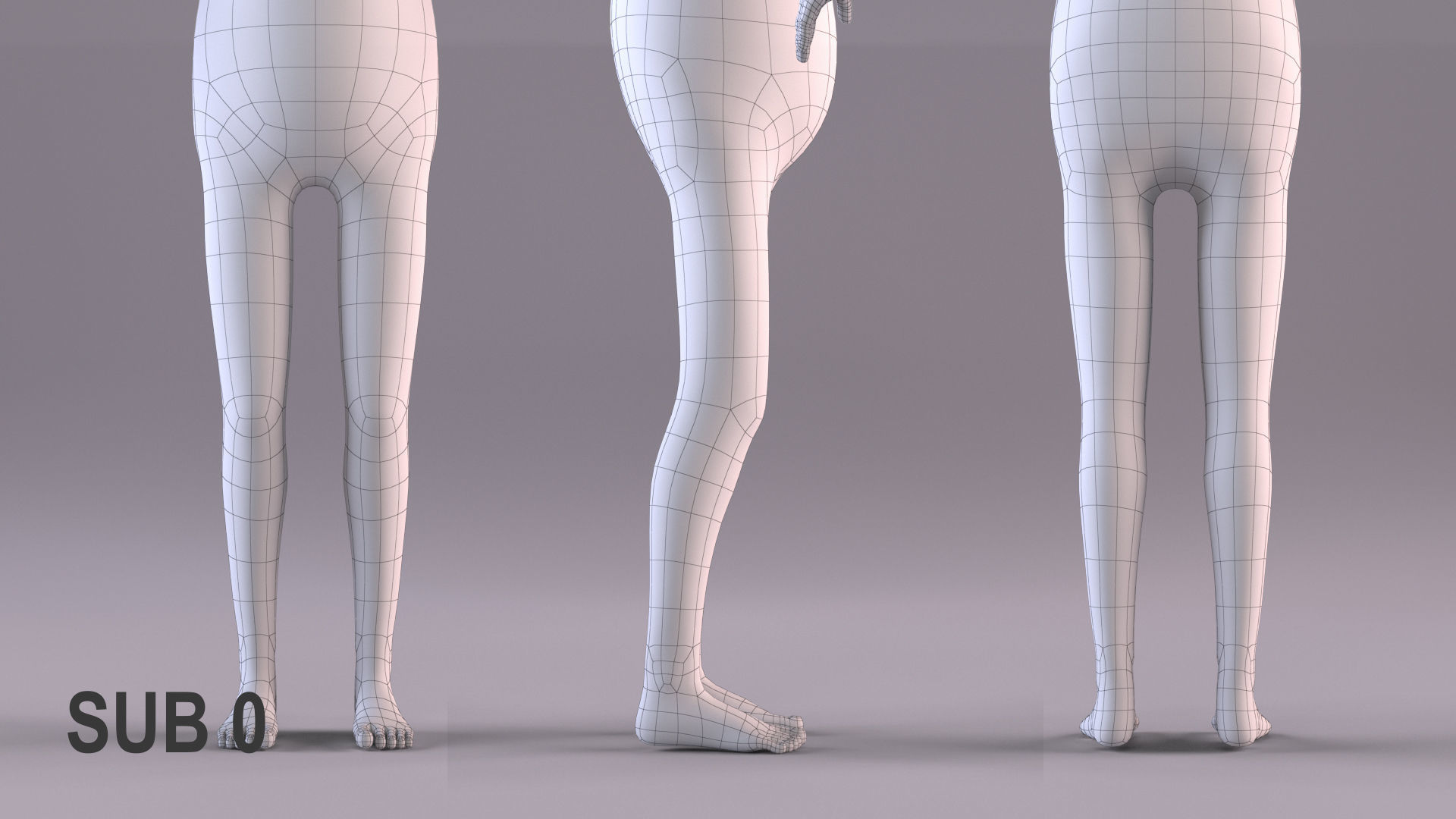 Cartoon Man 3 - NoRig Low-poly 3D model_28