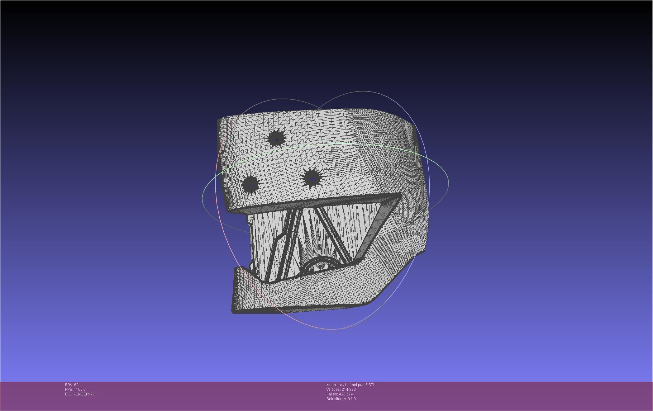 Elfen Lied Lucy Helmet 3D print model_107