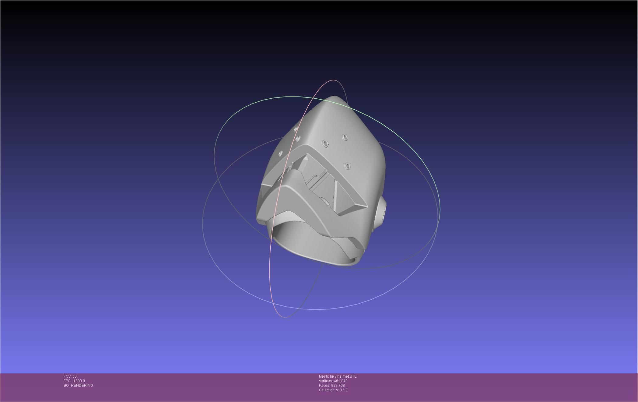 Elfen Lied Lucy Helmet 3D print model_19