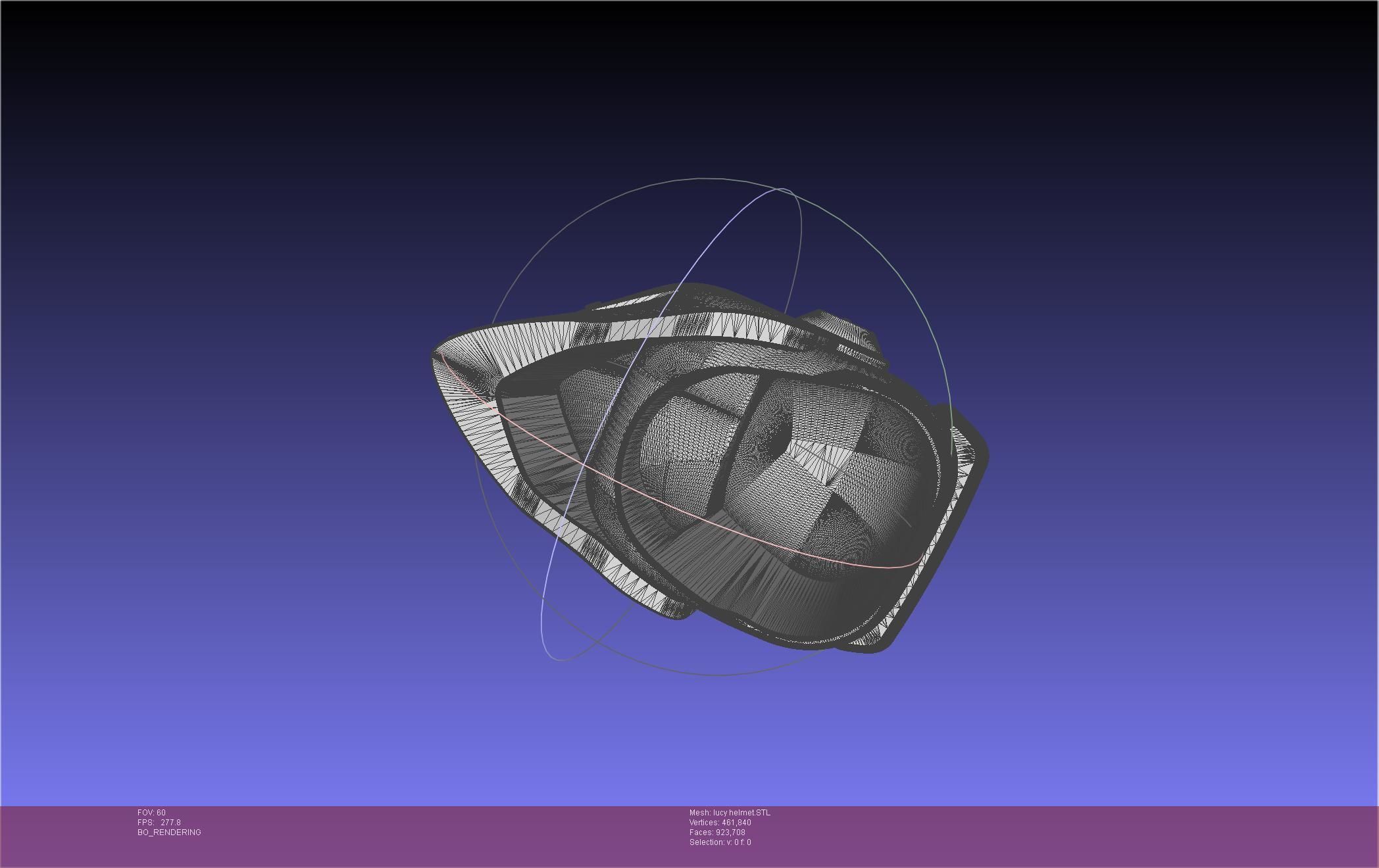 Elfen Lied Lucy Helmet 3D print model_42