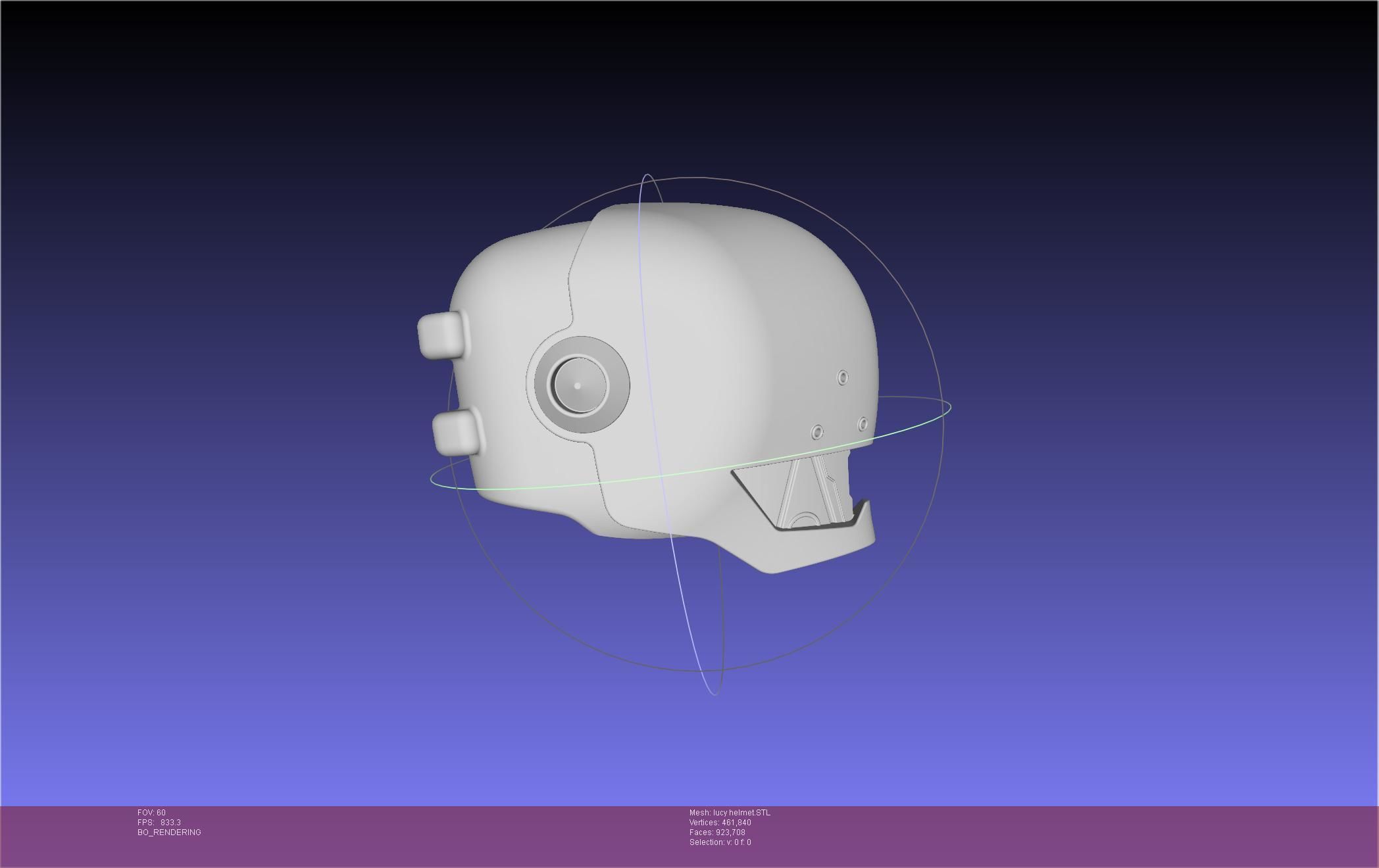 Elfen Lied Lucy Helmet 3D print model_5