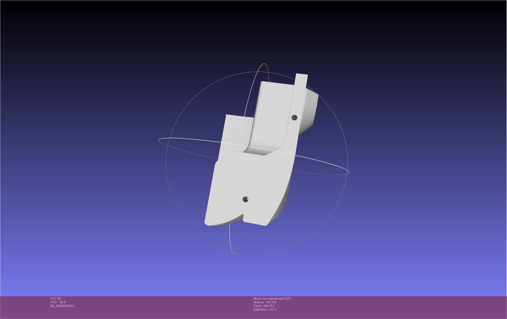 Elfen Lied Lucy Helmet 3D print model_85