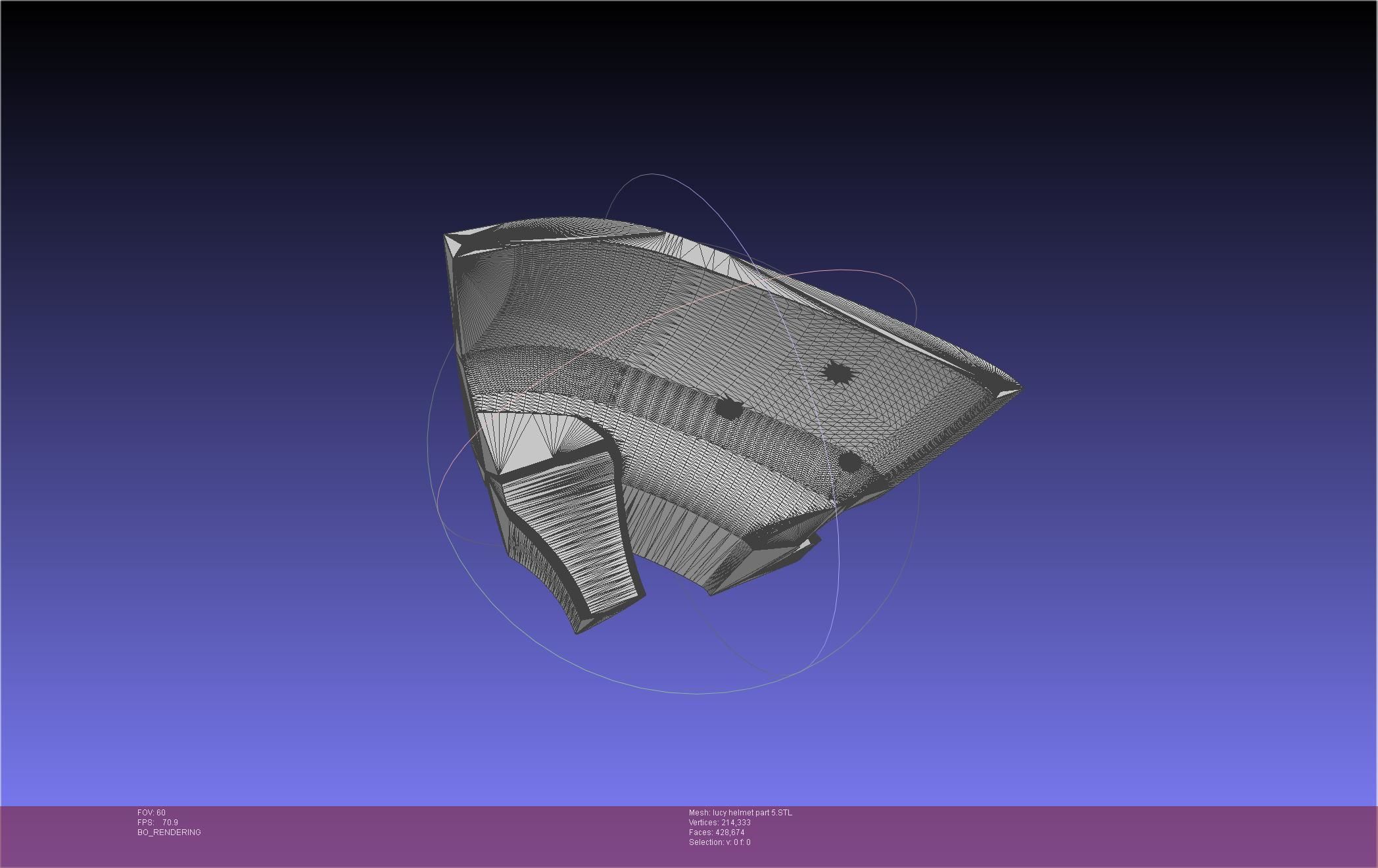 Elfen Lied Lucy Helmet 3D print model_104