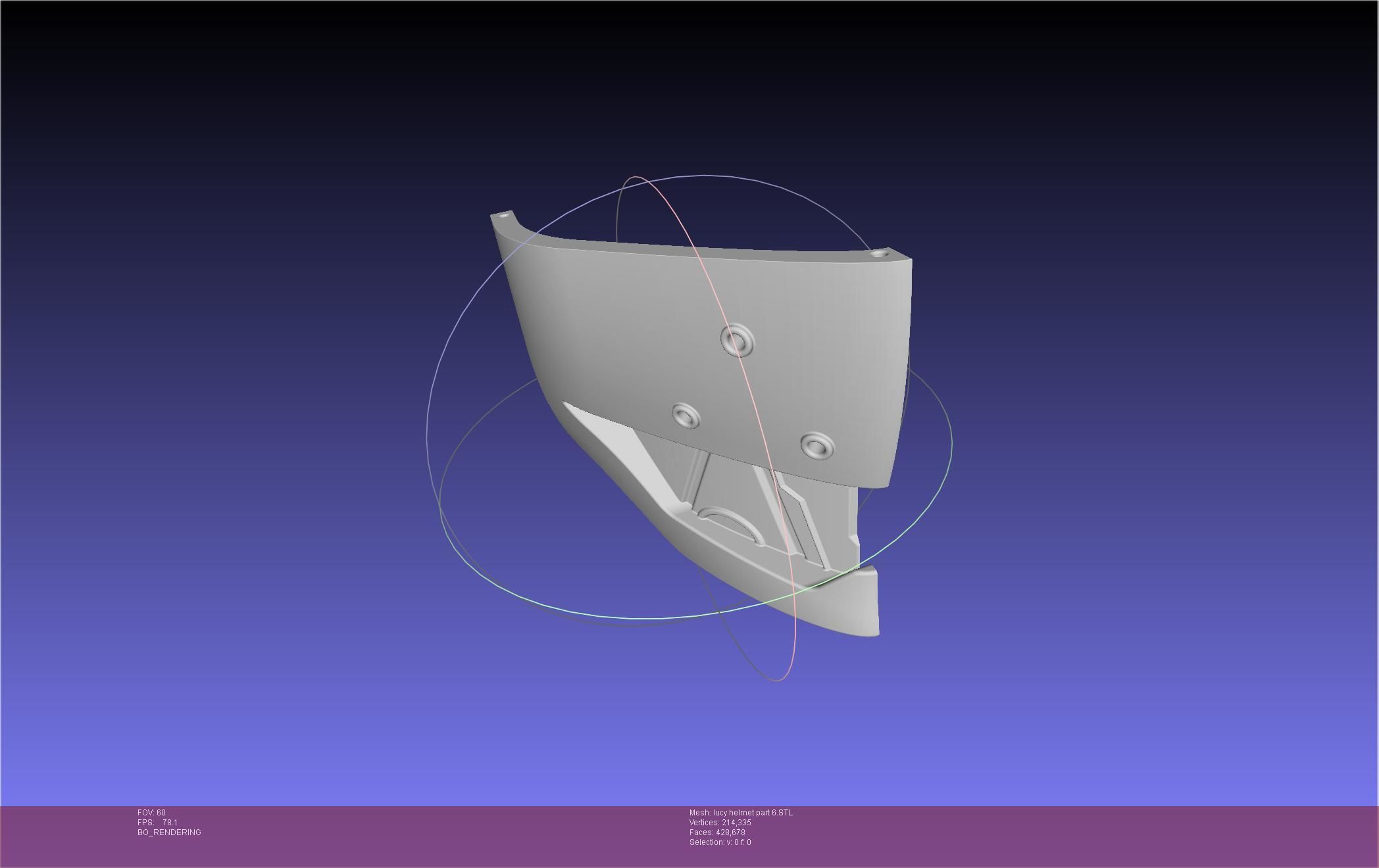 Elfen Lied Lucy Helmet 3D print model_111