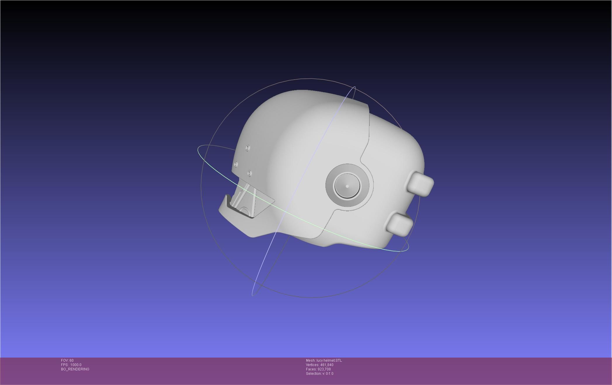 Elfen Lied Lucy Helmet 3D print model_18