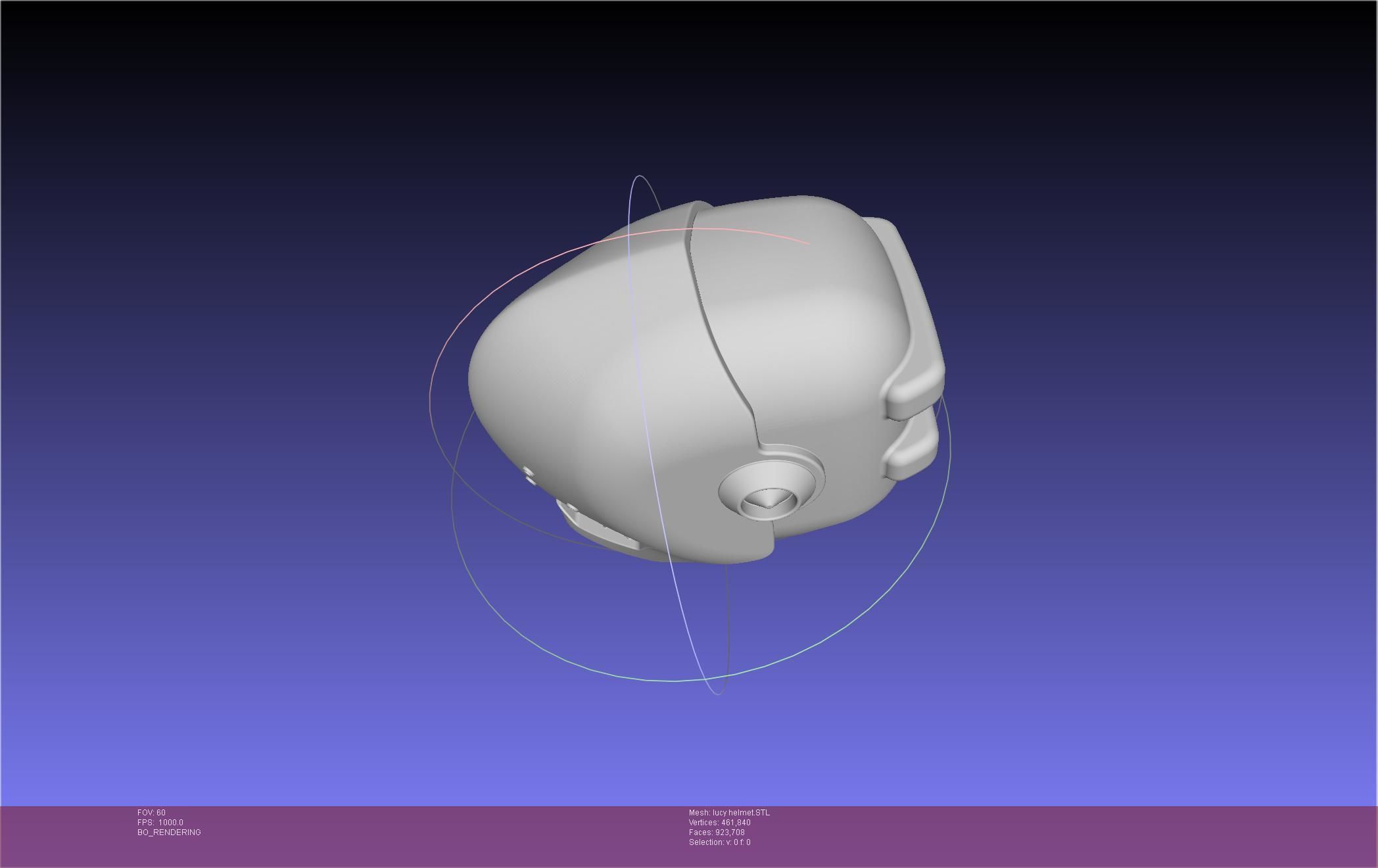 Elfen Lied Lucy Helmet 3D print model_11