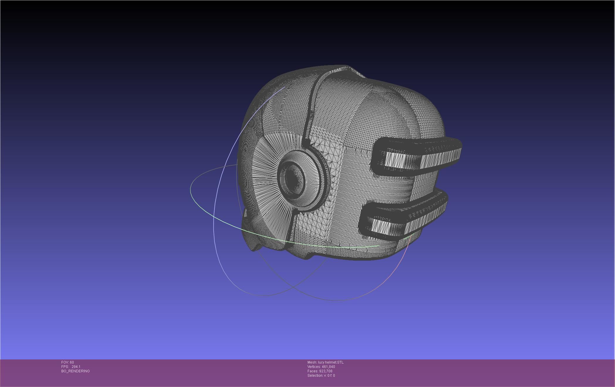 Elfen Lied Lucy Helmet 3D print model_40