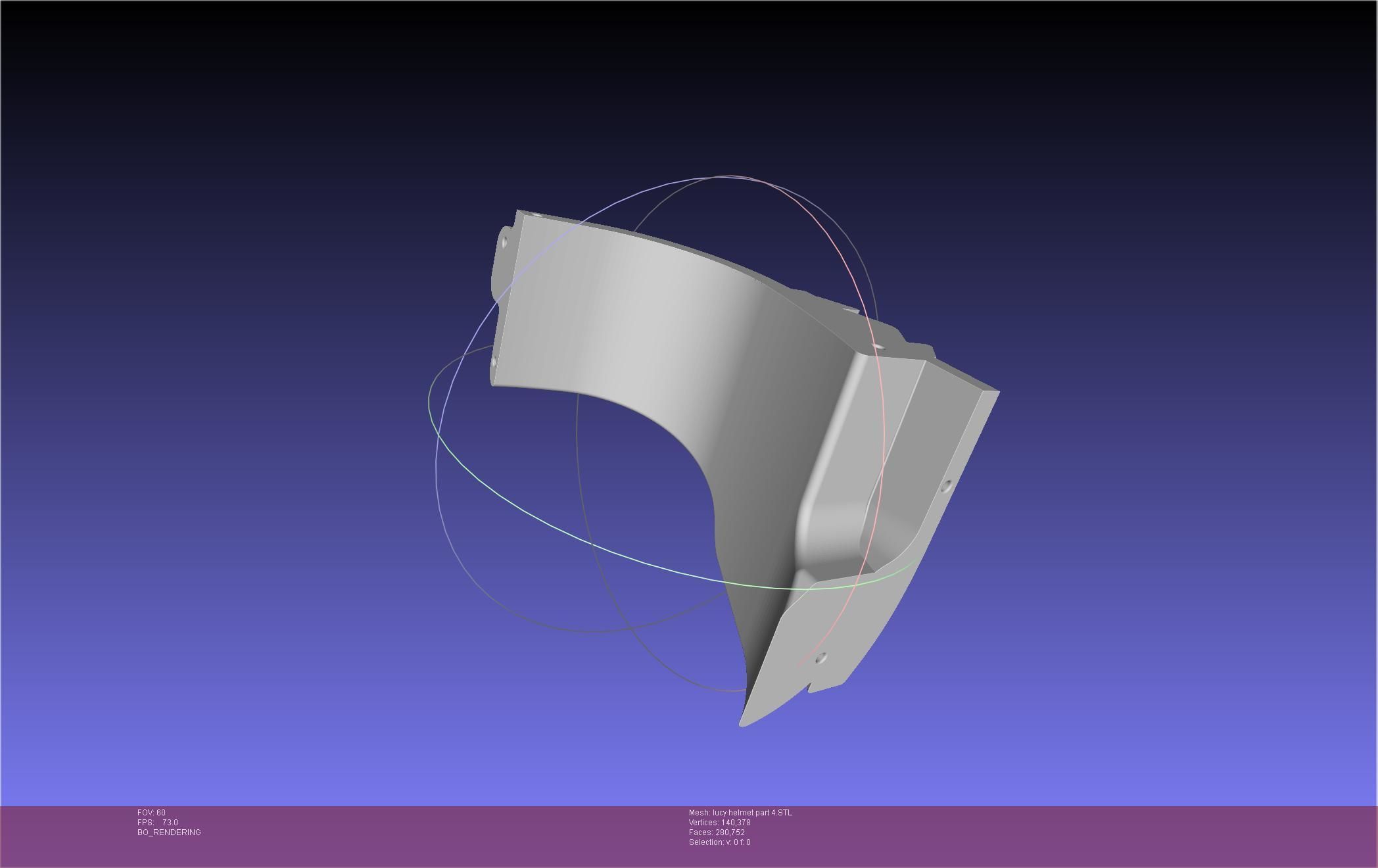 Elfen Lied Lucy Helmet 3D print model_84