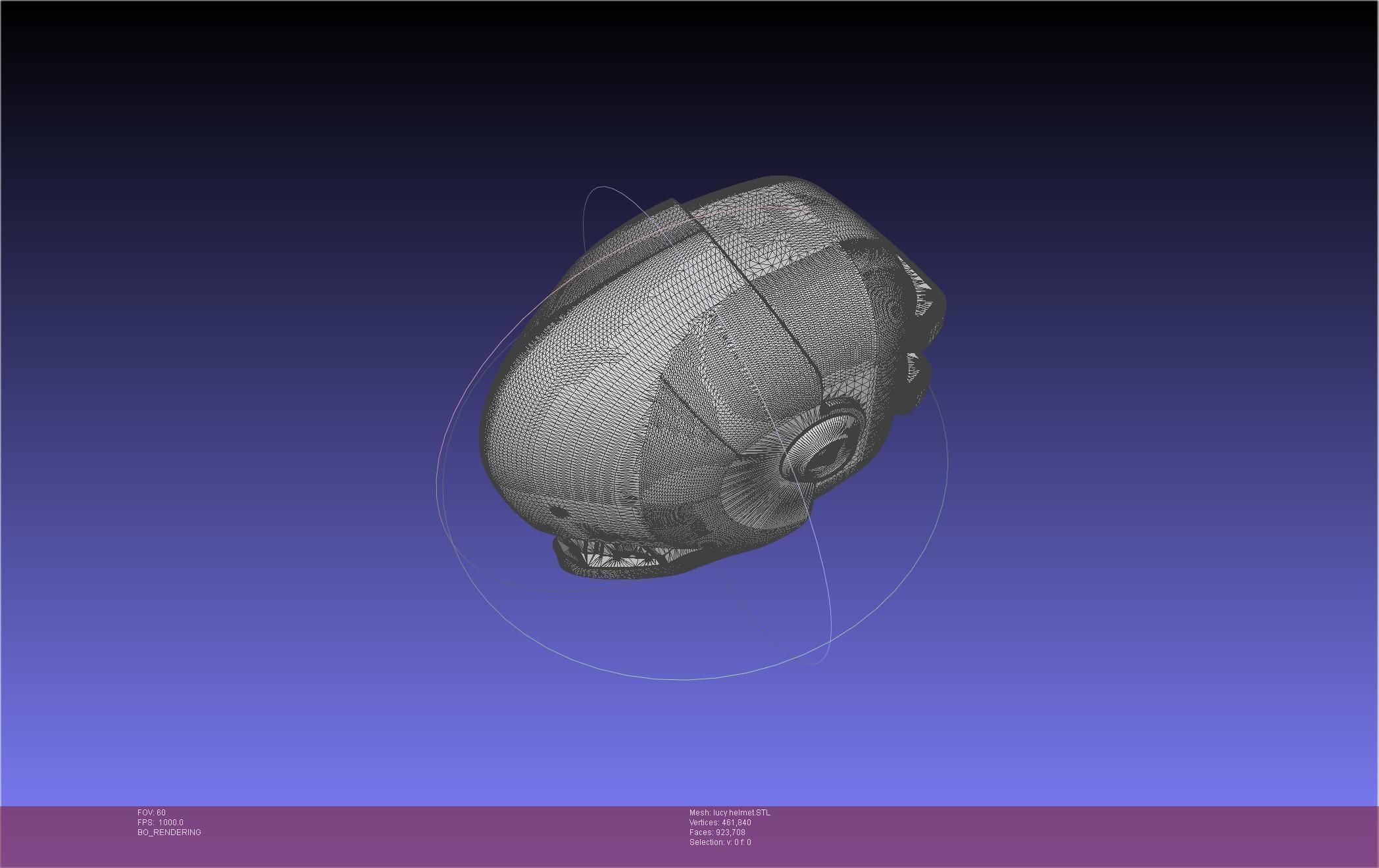 Elfen Lied Lucy Helmet 3D print model_34