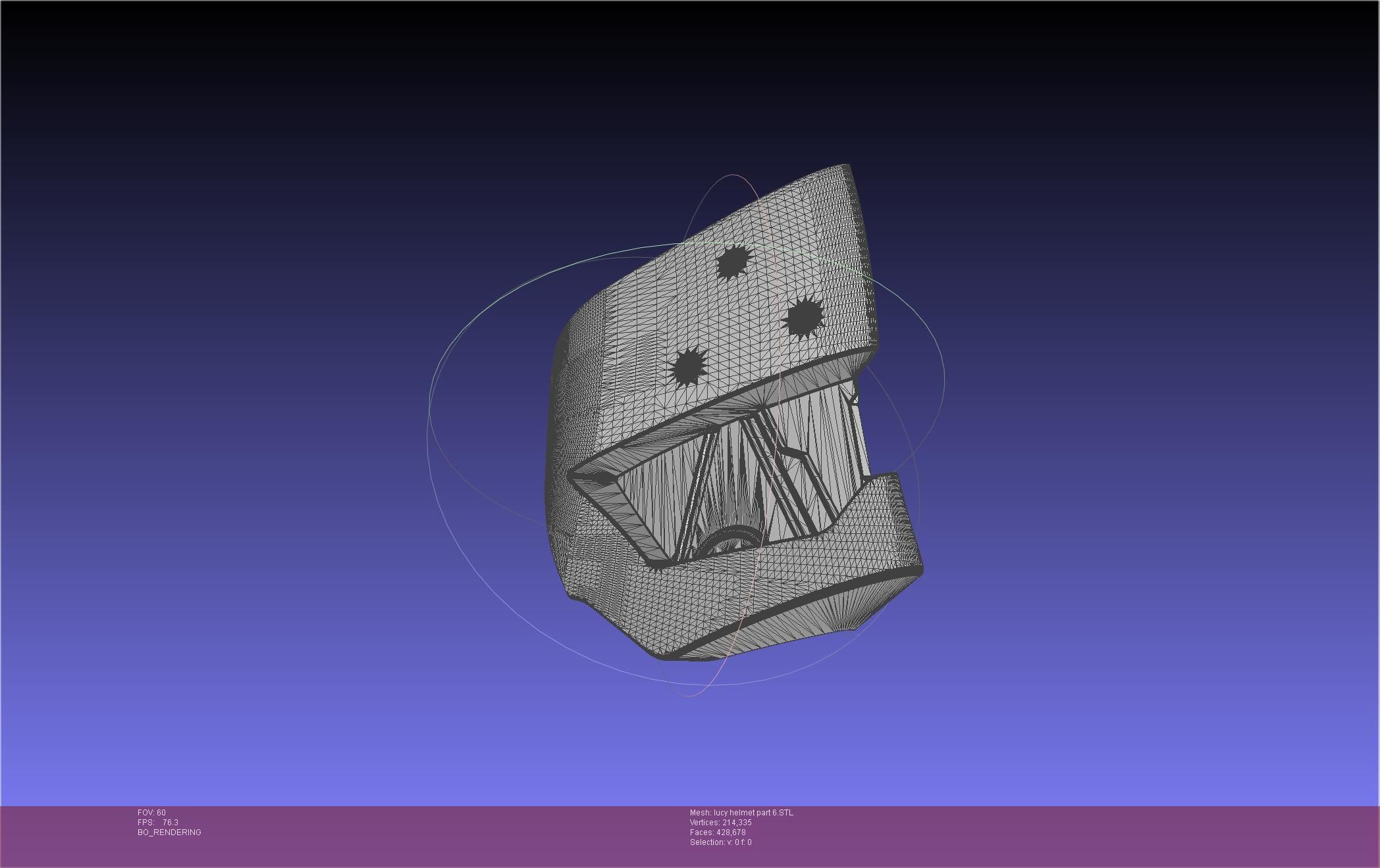 Elfen Lied Lucy Helmet 3D print model_117