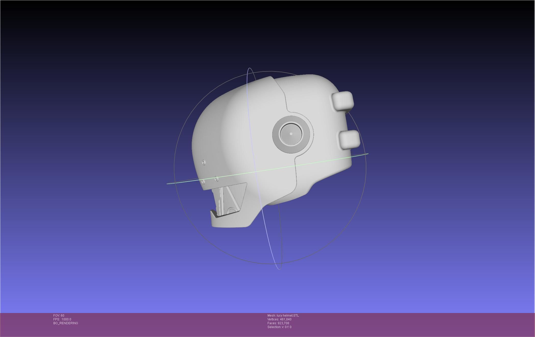 Elfen Lied Lucy Helmet 3D print model_28