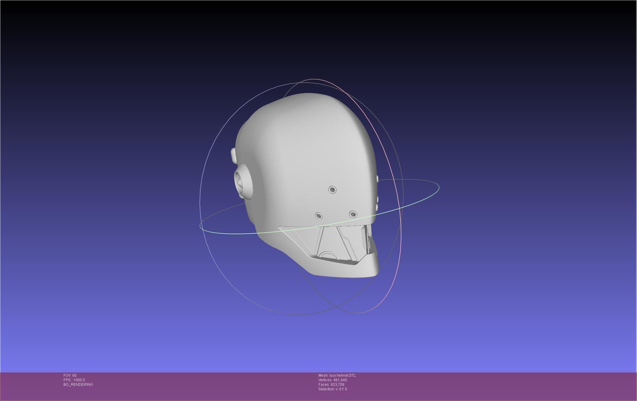 Elfen Lied Lucy Helmet 3D print model_3