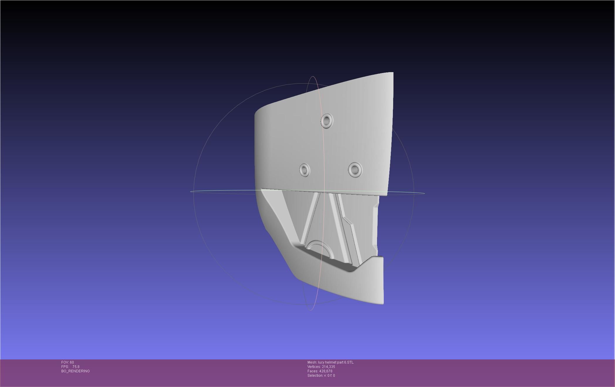 Elfen Lied Lucy Helmet 3D print model_109