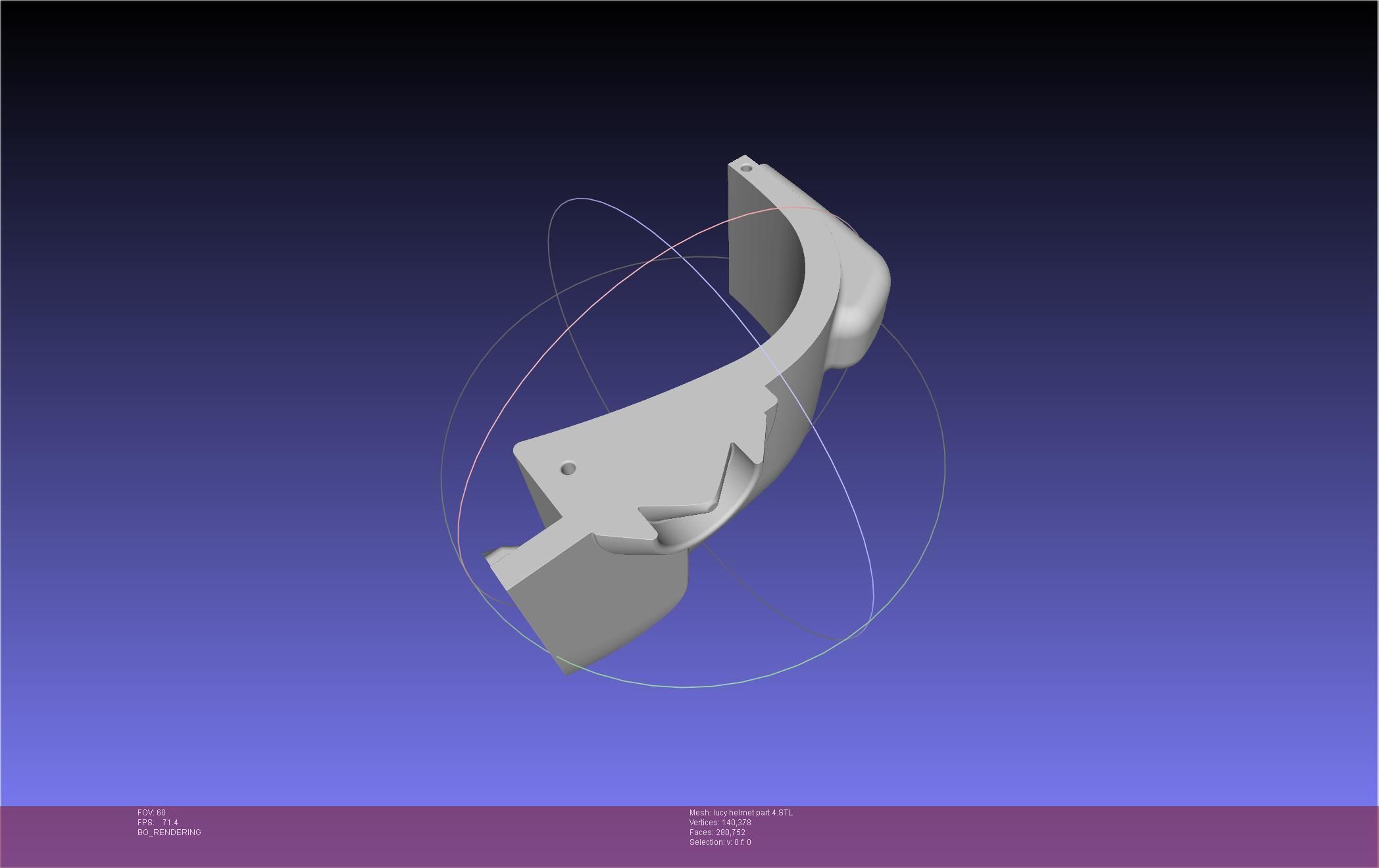 Elfen Lied Lucy Helmet 3D print model_93