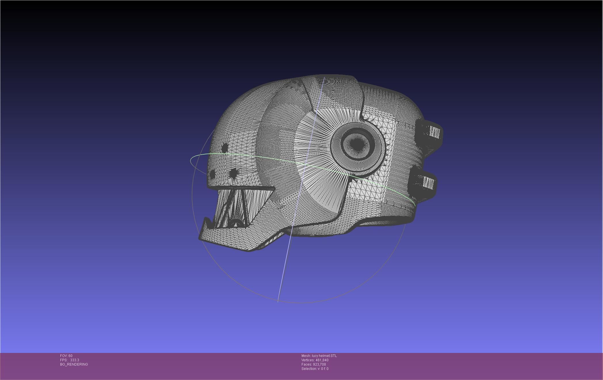 Elfen Lied Lucy Helmet 3D print model_41