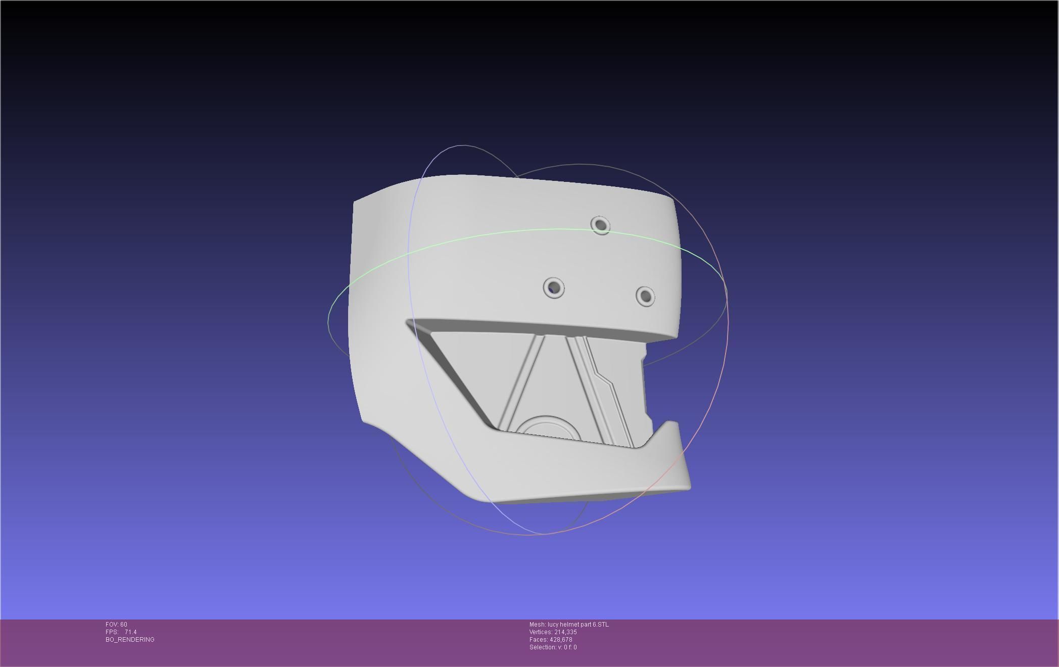 Elfen Lied Lucy Helmet 3D print model_110