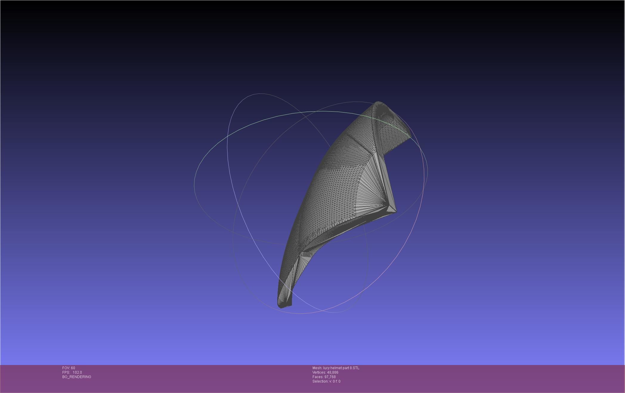 Elfen Lied Lucy Helmet 3D print model_133