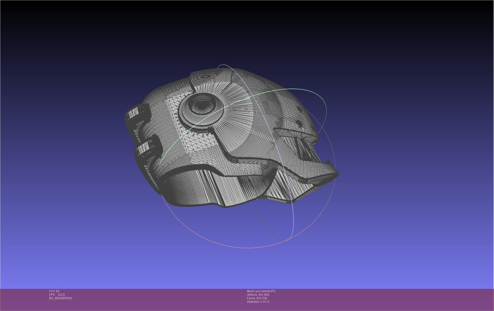 Elfen Lied Lucy Helmet 3D print model_38