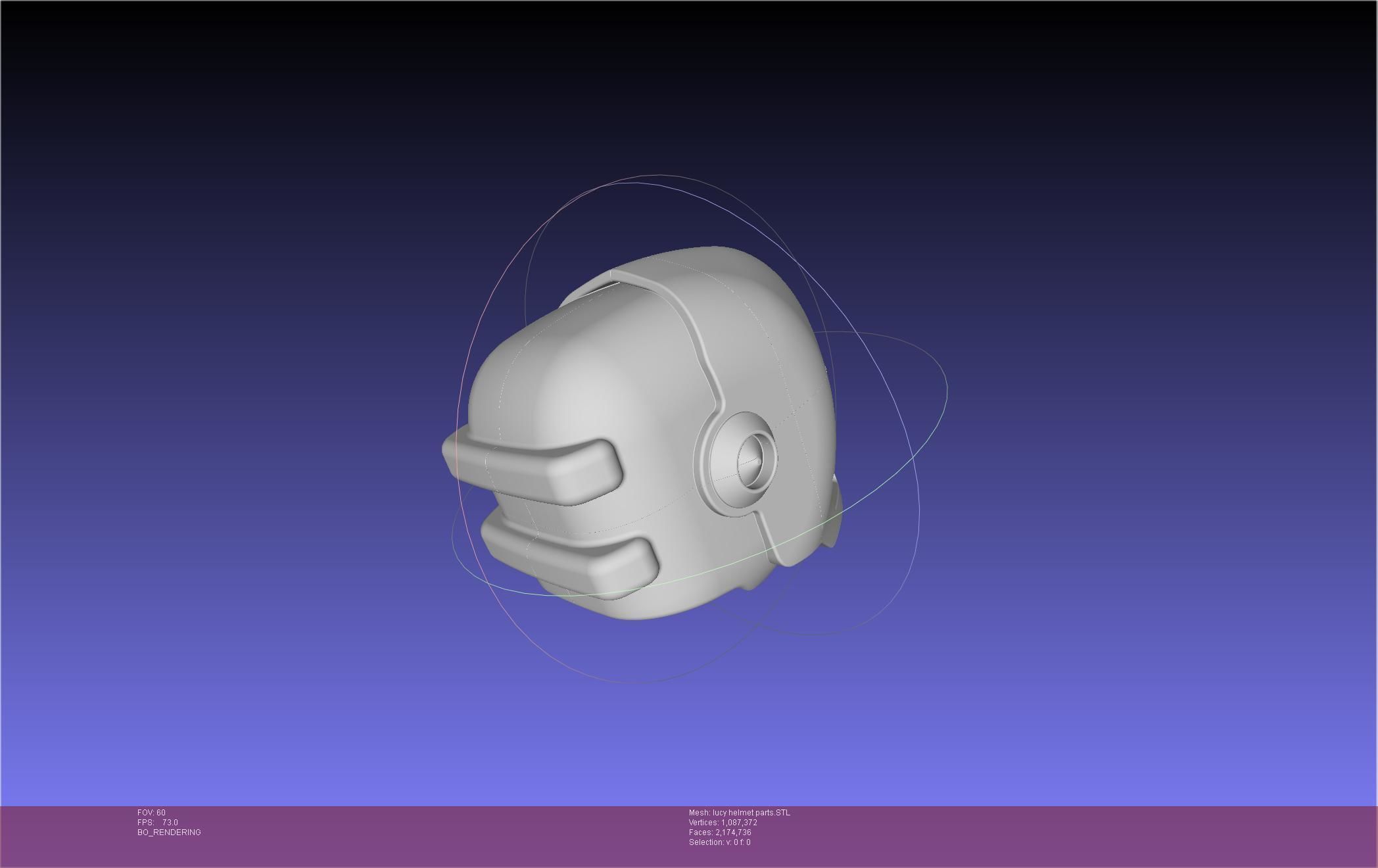 Elfen Lied Lucy Helmet 3D print model_52