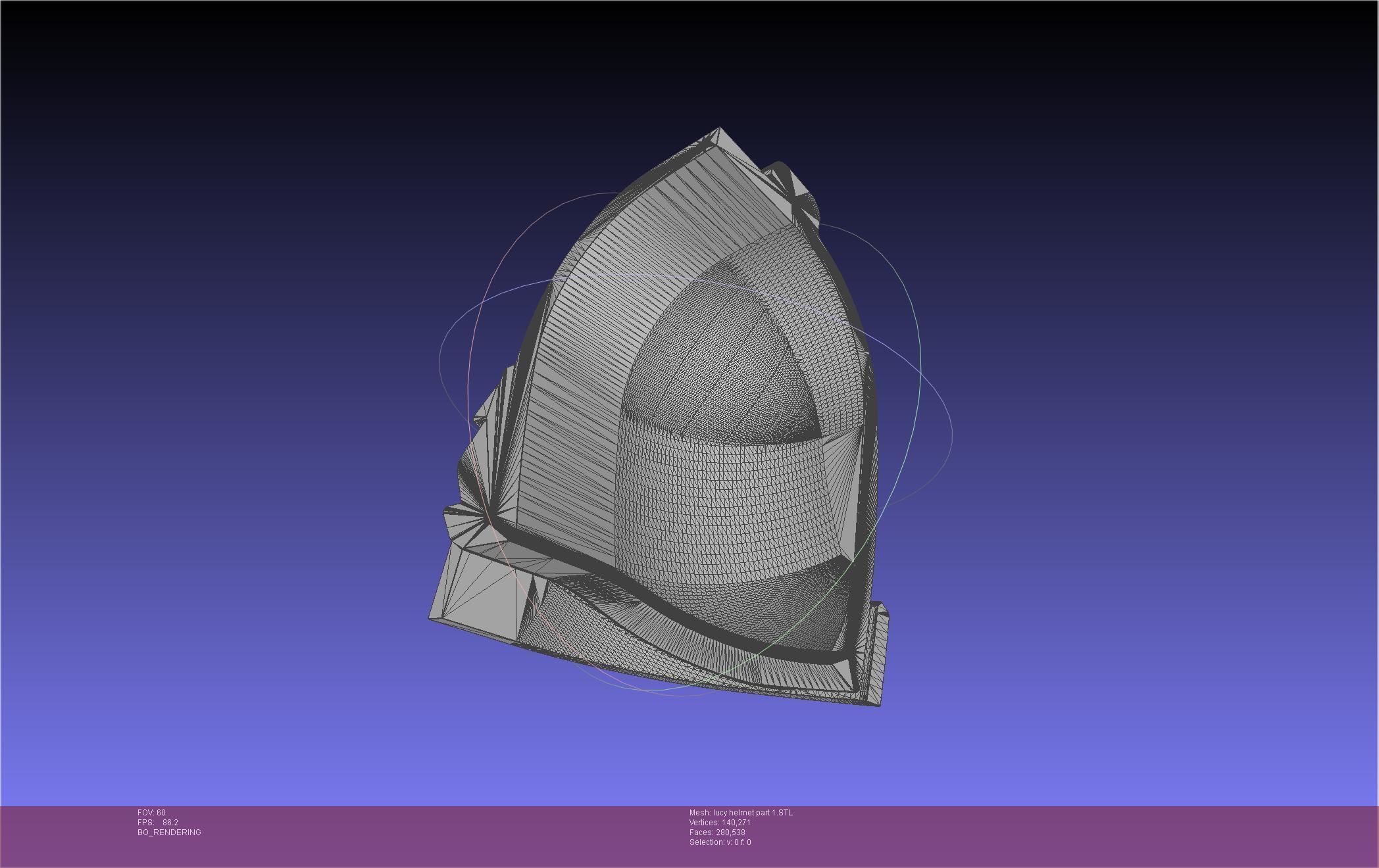 Elfen Lied Lucy Helmet 3D print model_68