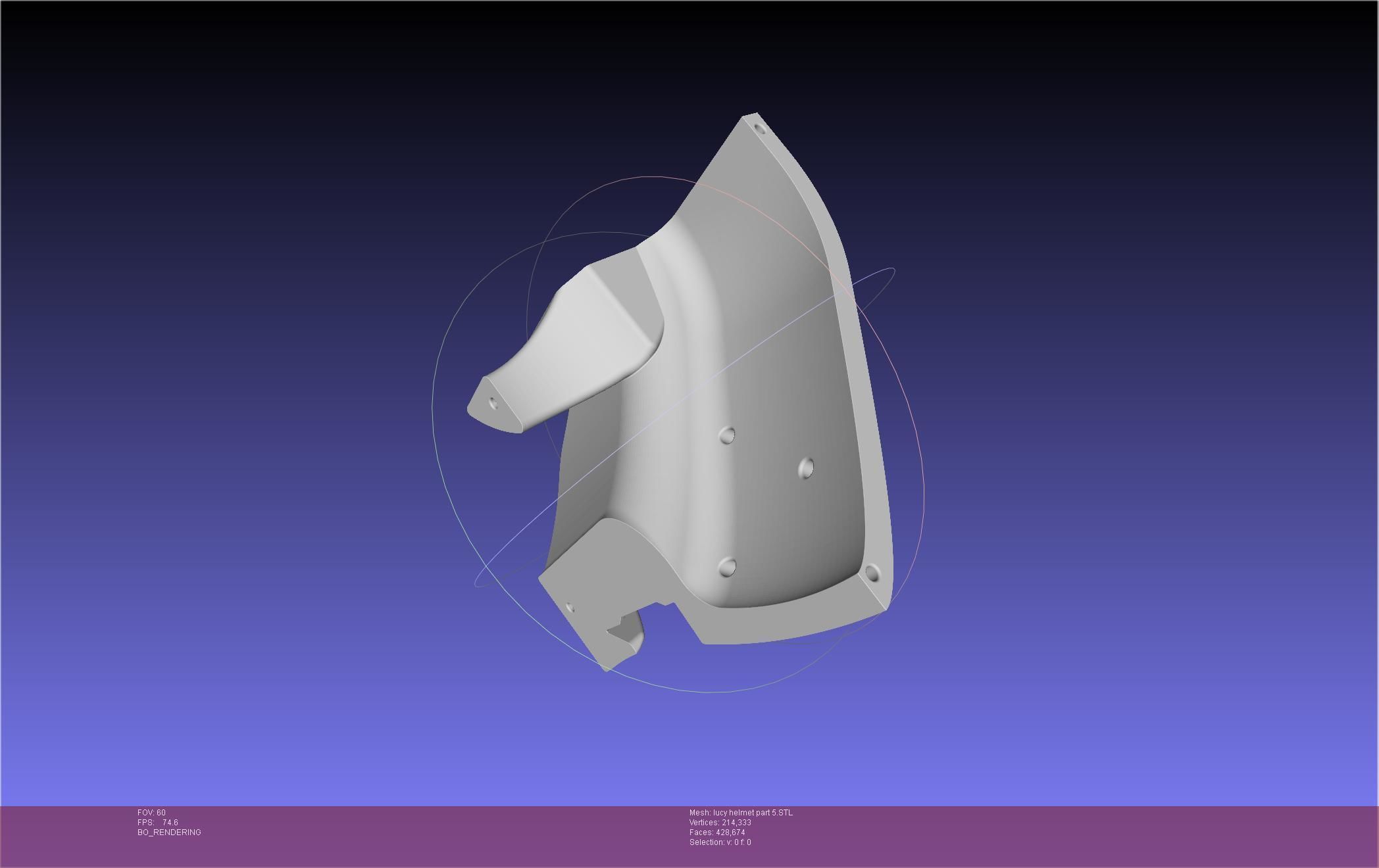 Elfen Lied Lucy Helmet 3D print model_97