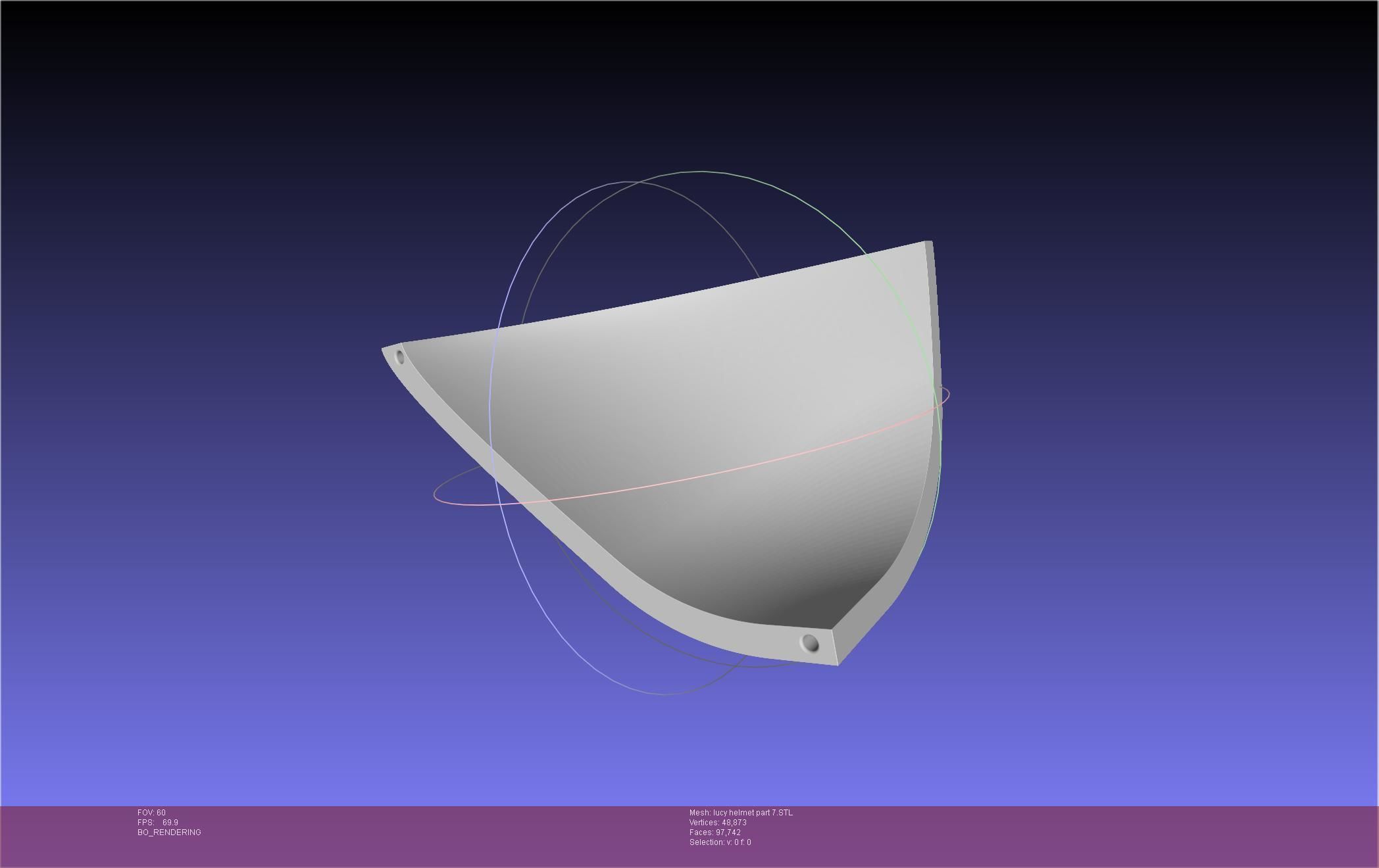 Elfen Lied Lucy Helmet 3D print model_120