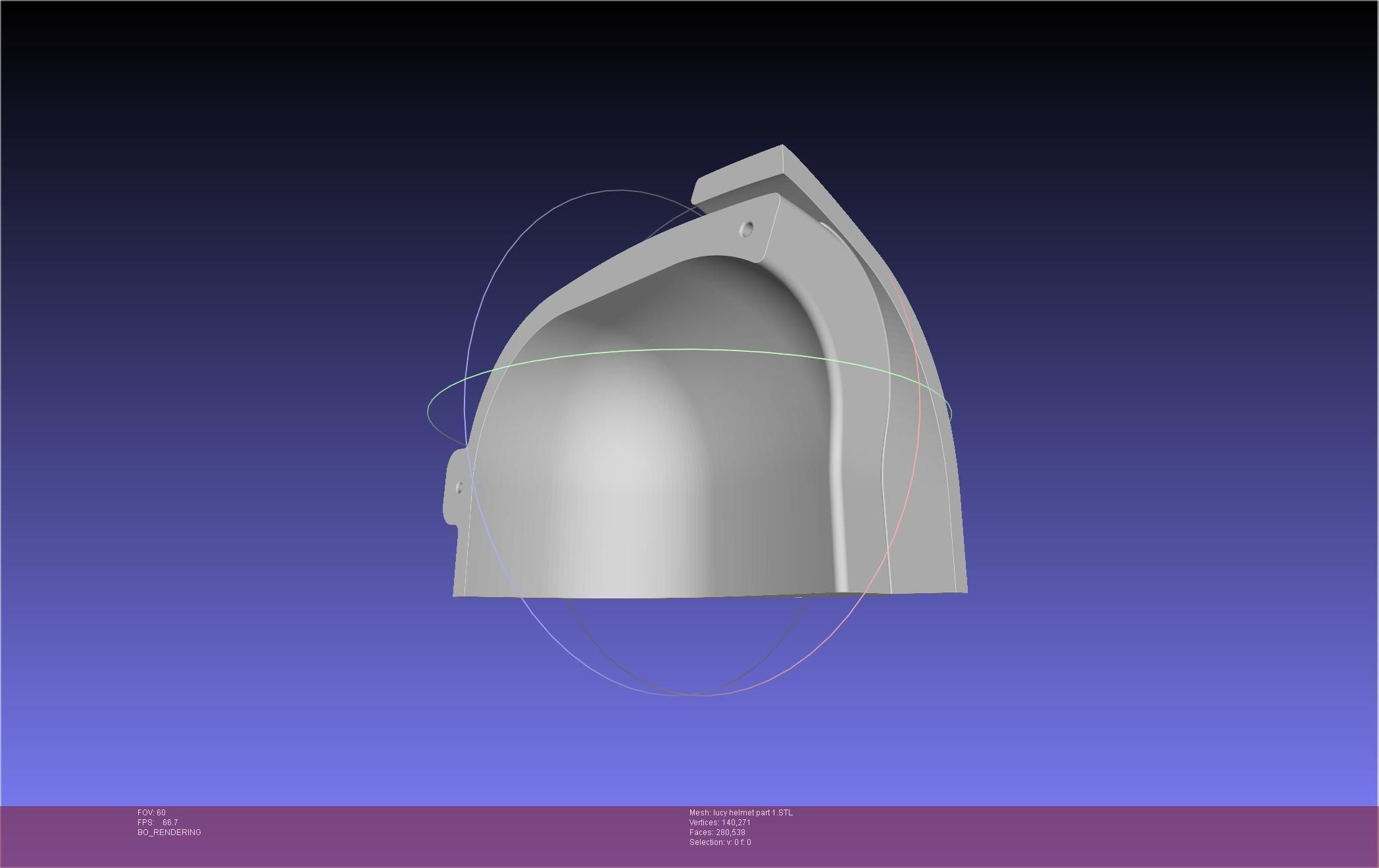 Elfen Lied Lucy Helmet 3D print model_65