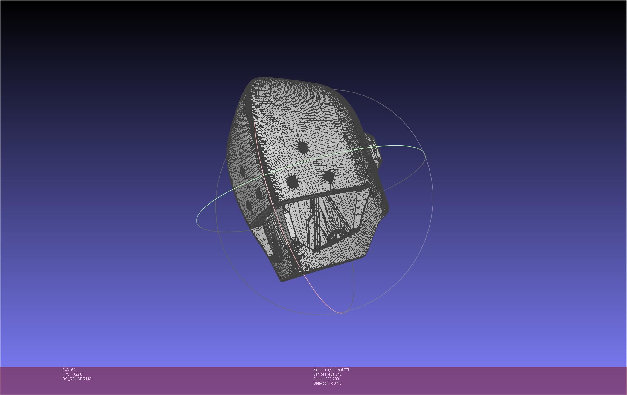 Elfen Lied Lucy Helmet 3D print model_36