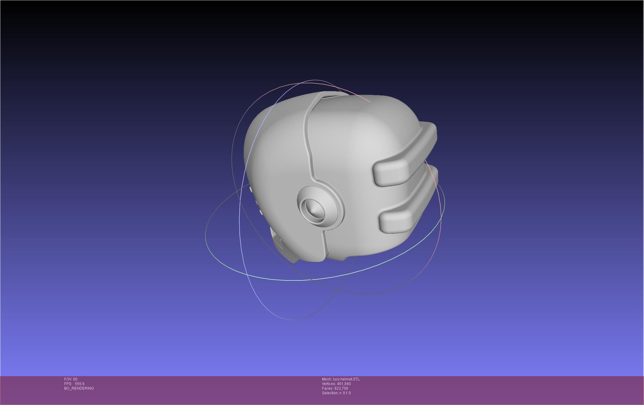 Elfen Lied Lucy Helmet 3D print model_10