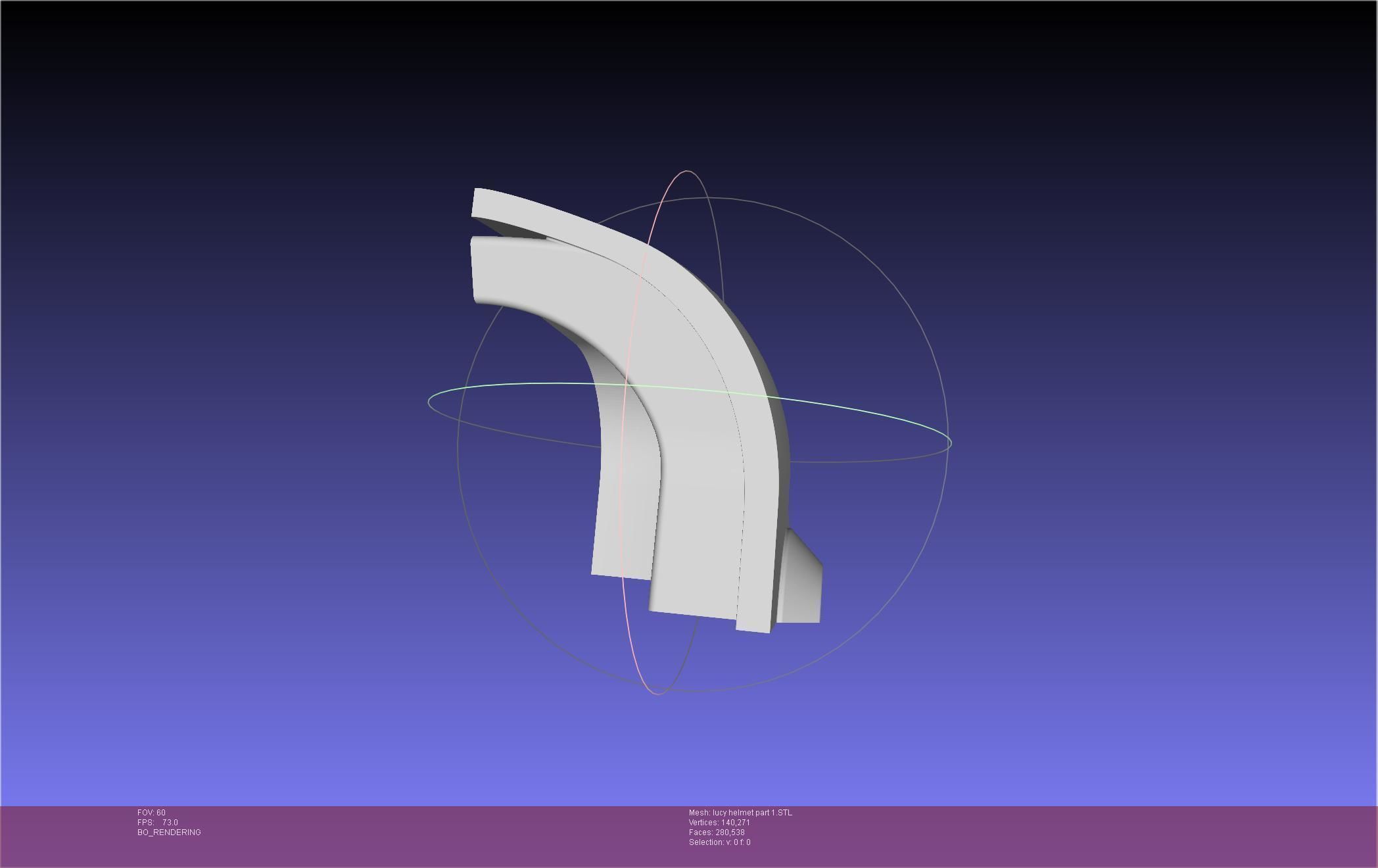 Elfen Lied Lucy Helmet 3D print model_64