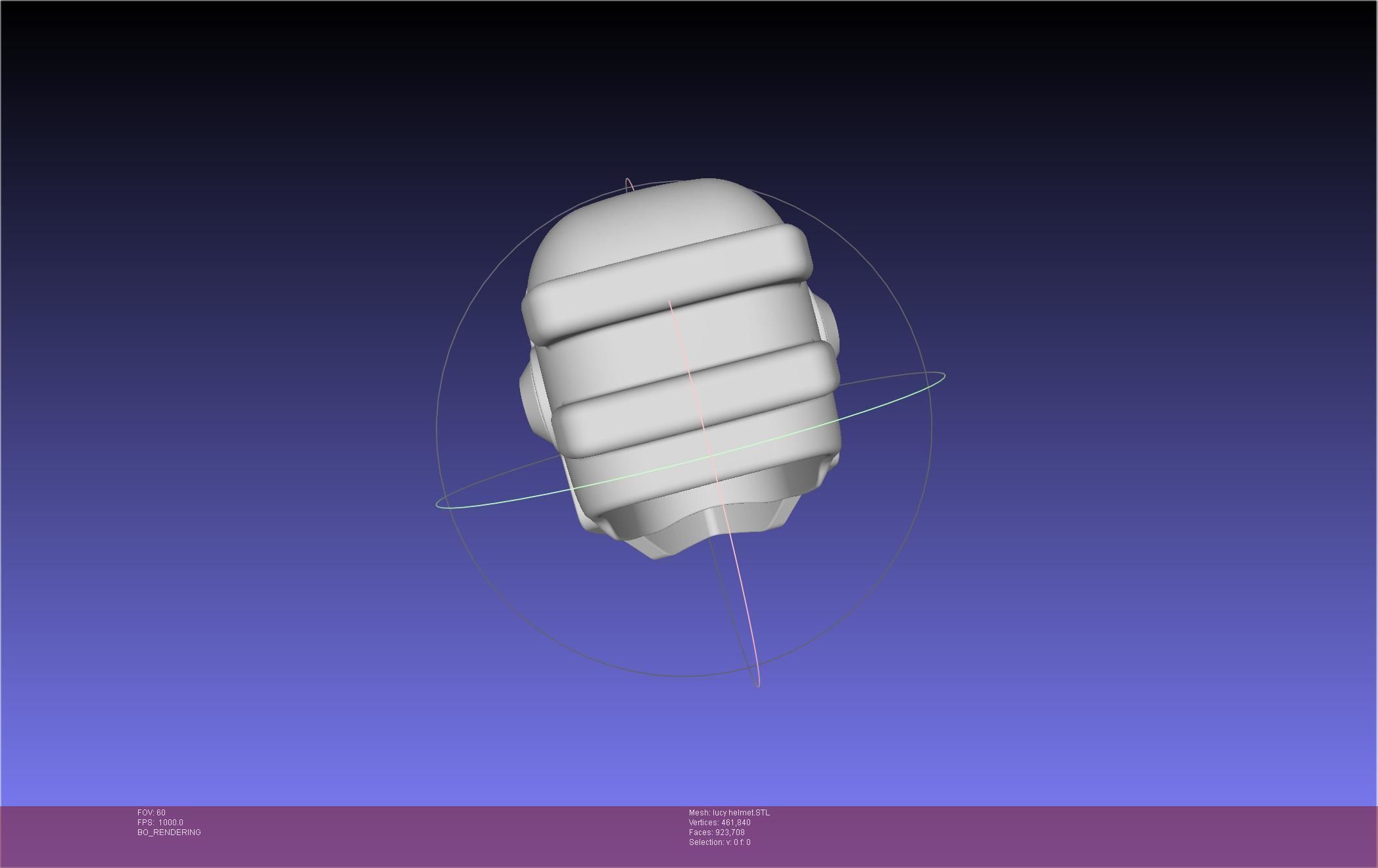 Elfen Lied Lucy Helmet 3D print model_33