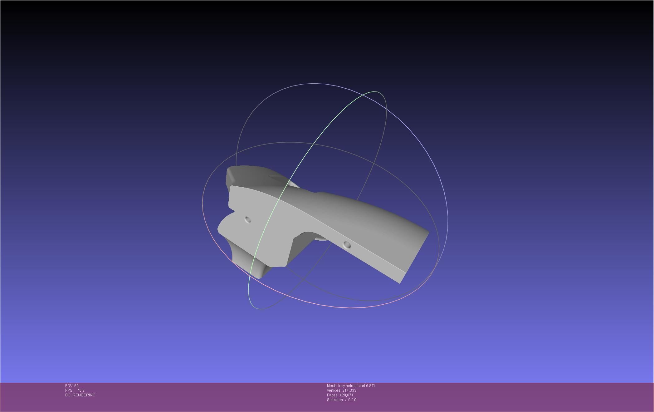 Elfen Lied Lucy Helmet 3D print model_103