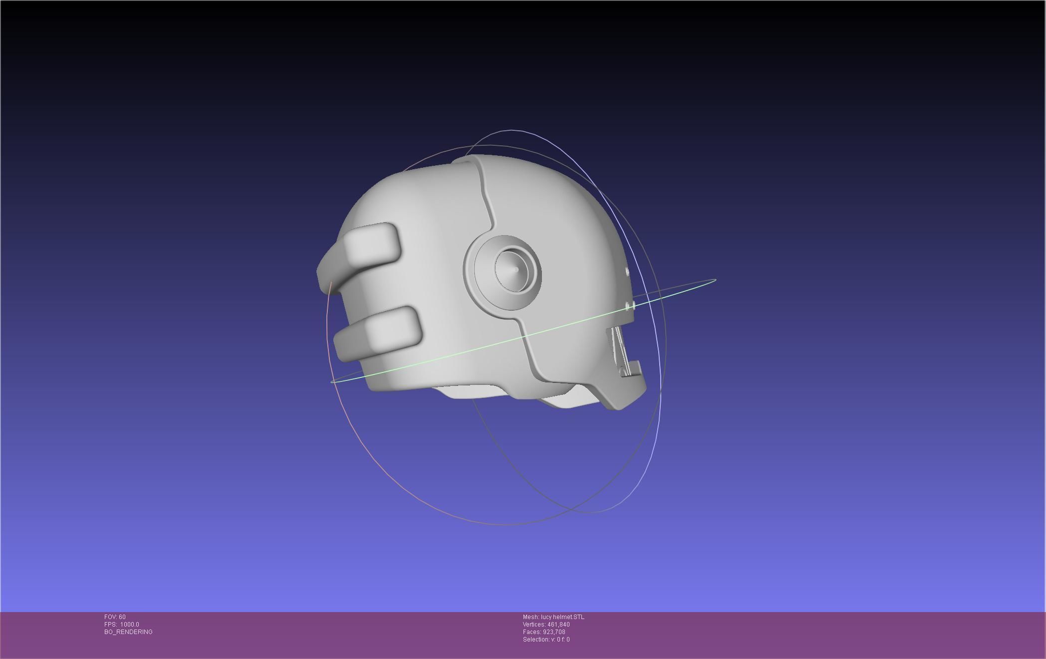 Elfen Lied Lucy Helmet 3D print model_32