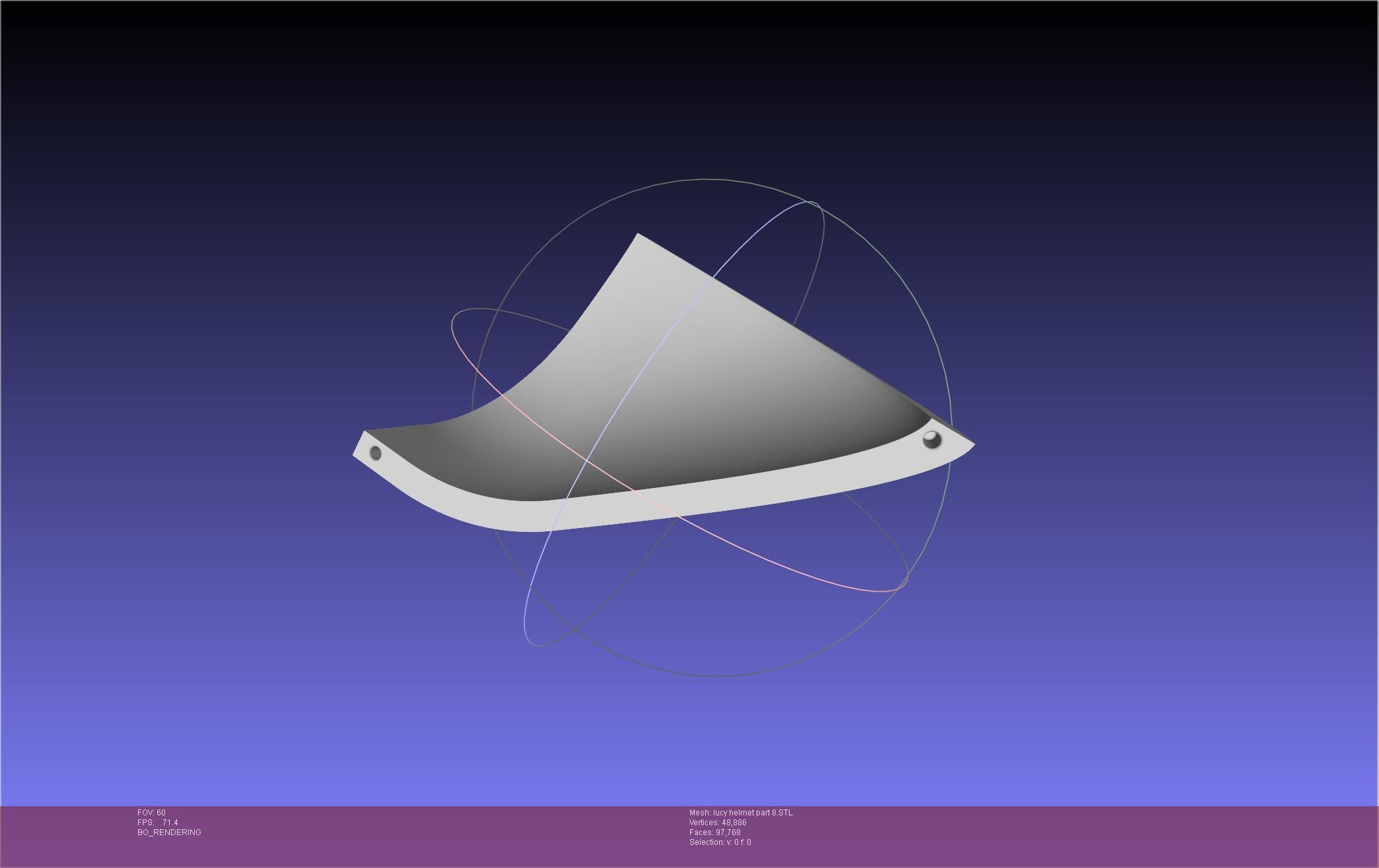 Elfen Lied Lucy Helmet 3D print model_127