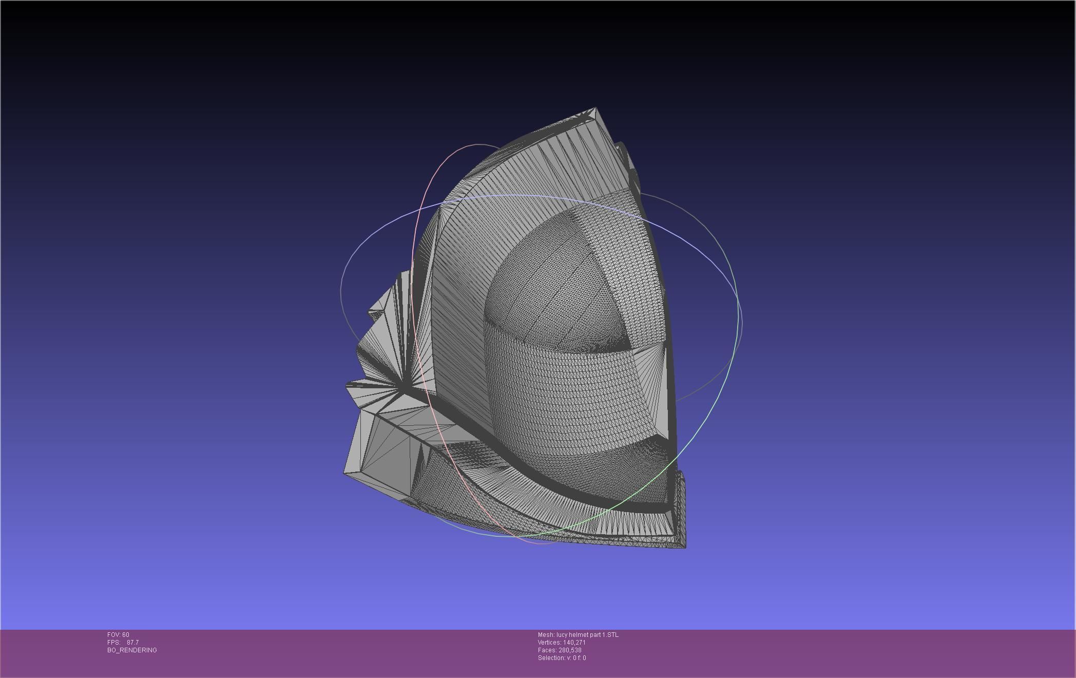 Elfen Lied Lucy Helmet 3D print model_69