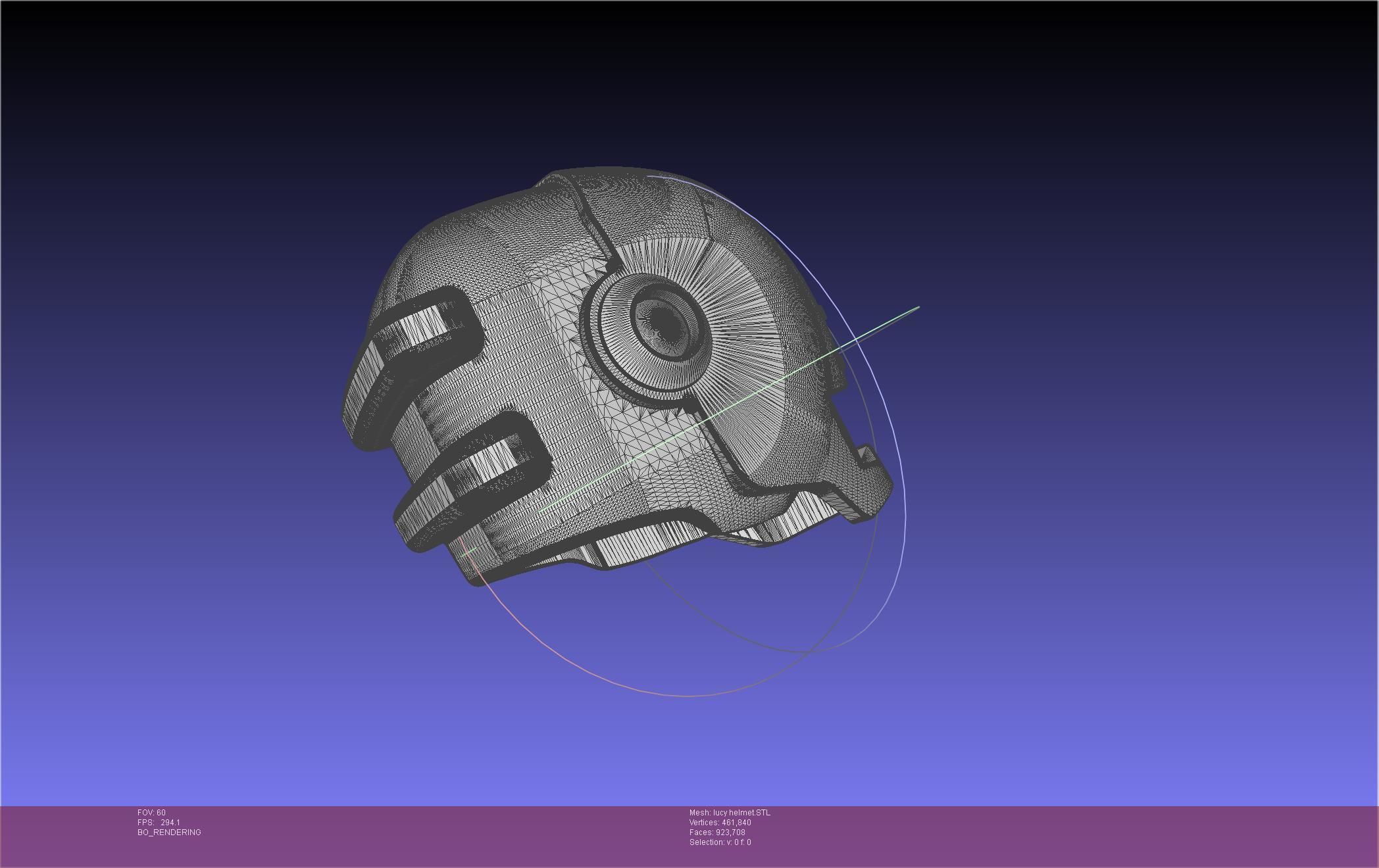 Elfen Lied Lucy Helmet 3D print model_39