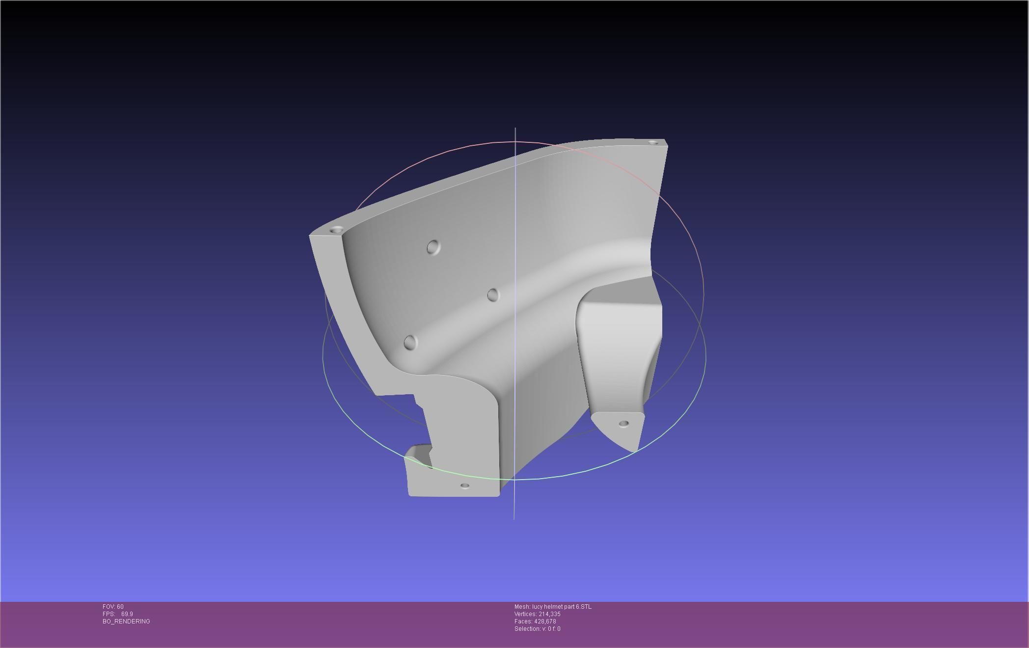 Elfen Lied Lucy Helmet 3D print model_112