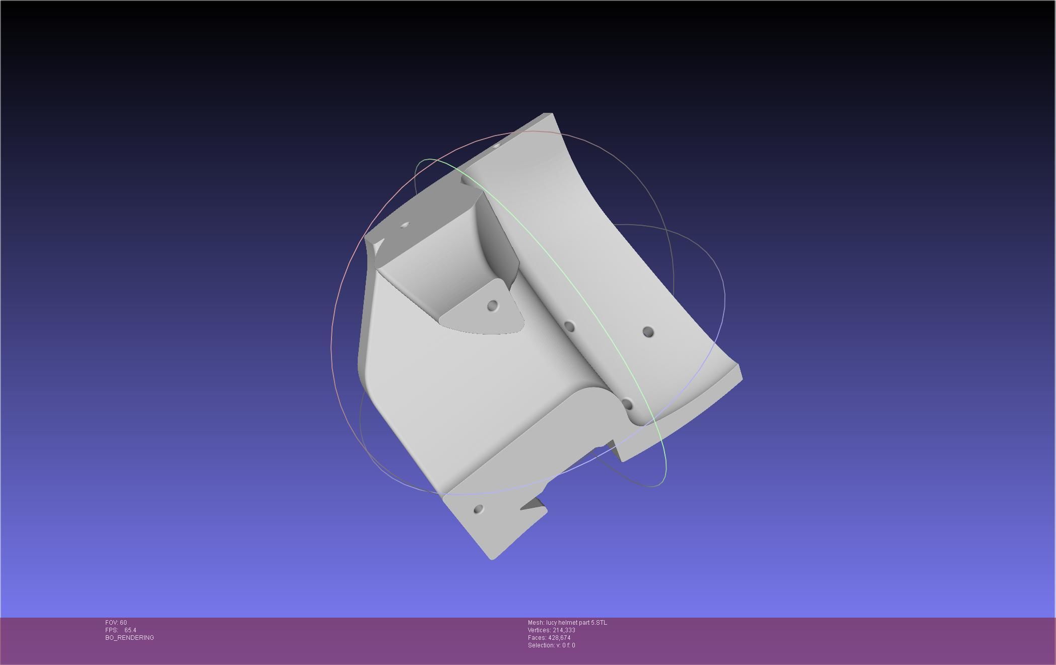 Elfen Lied Lucy Helmet 3D print model_98