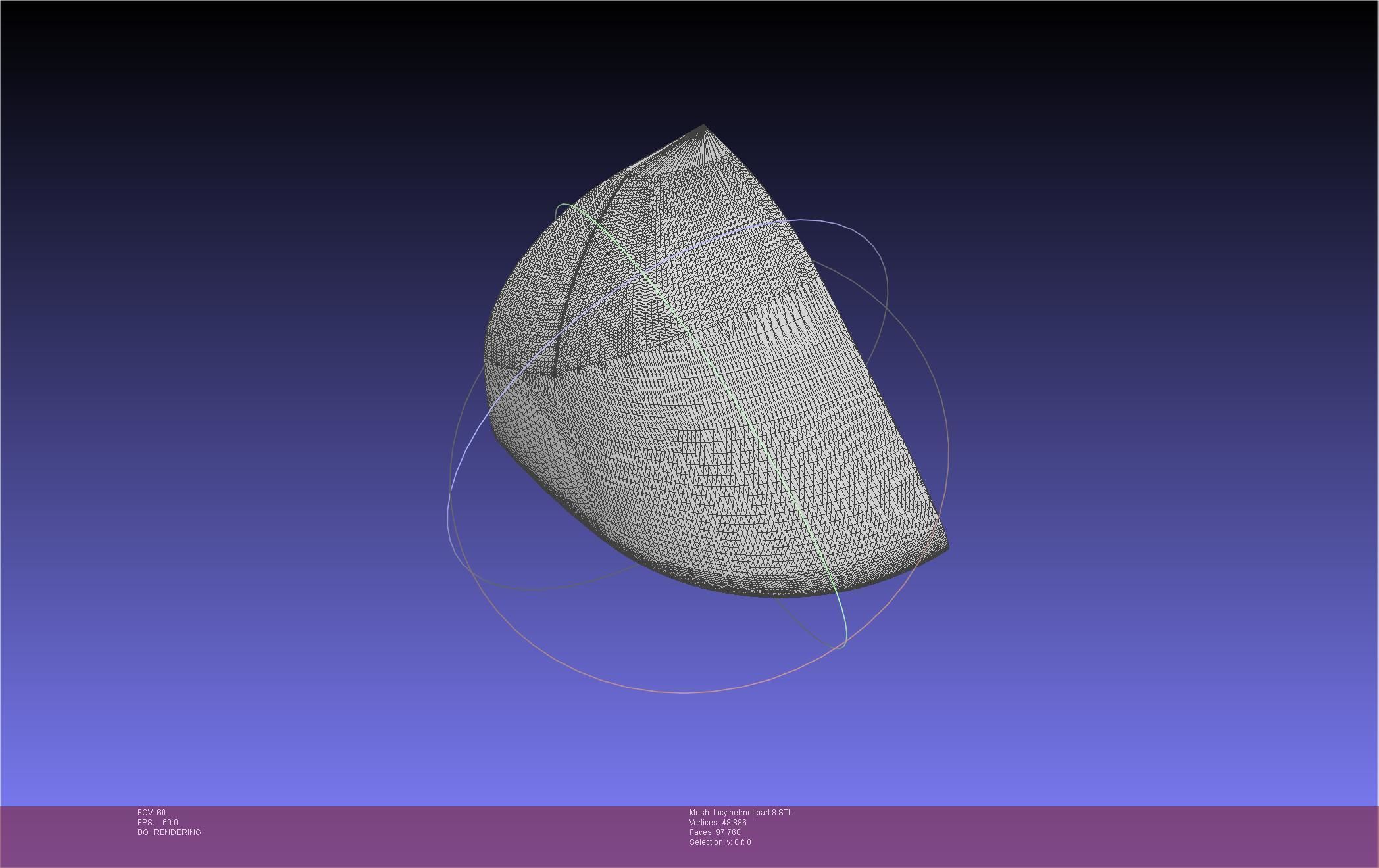 Elfen Lied Lucy Helmet 3D print model_130