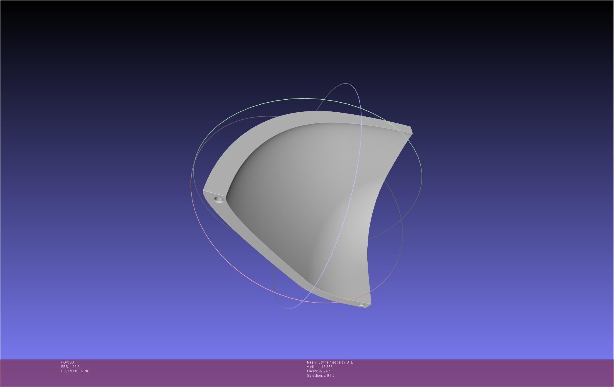 Elfen Lied Lucy Helmet 3D print model_119