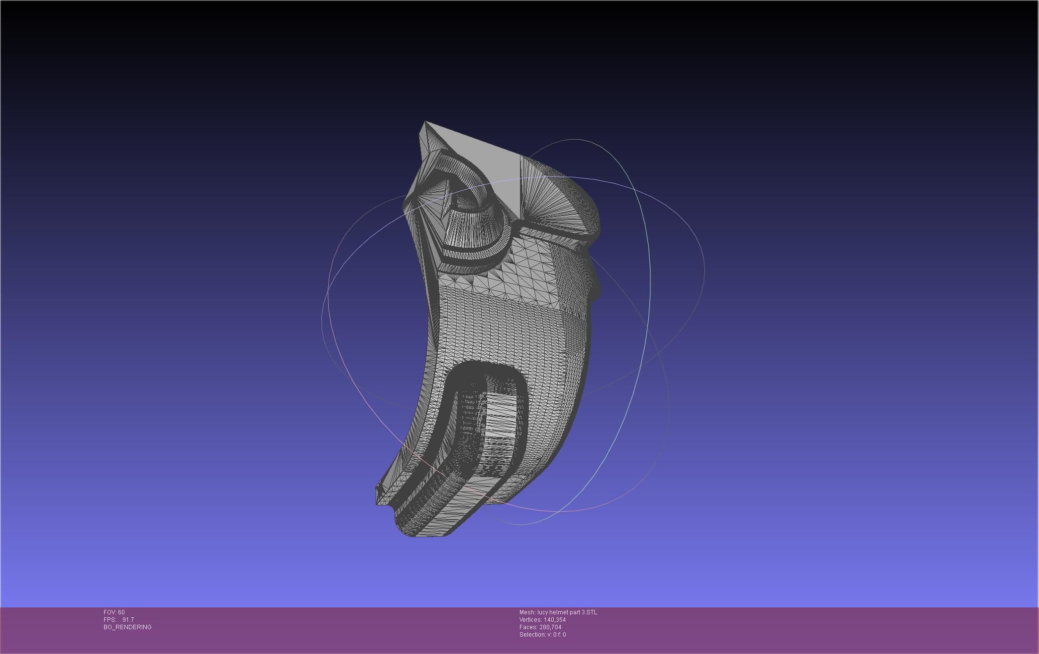 Elfen Lied Lucy Helmet 3D print model_81